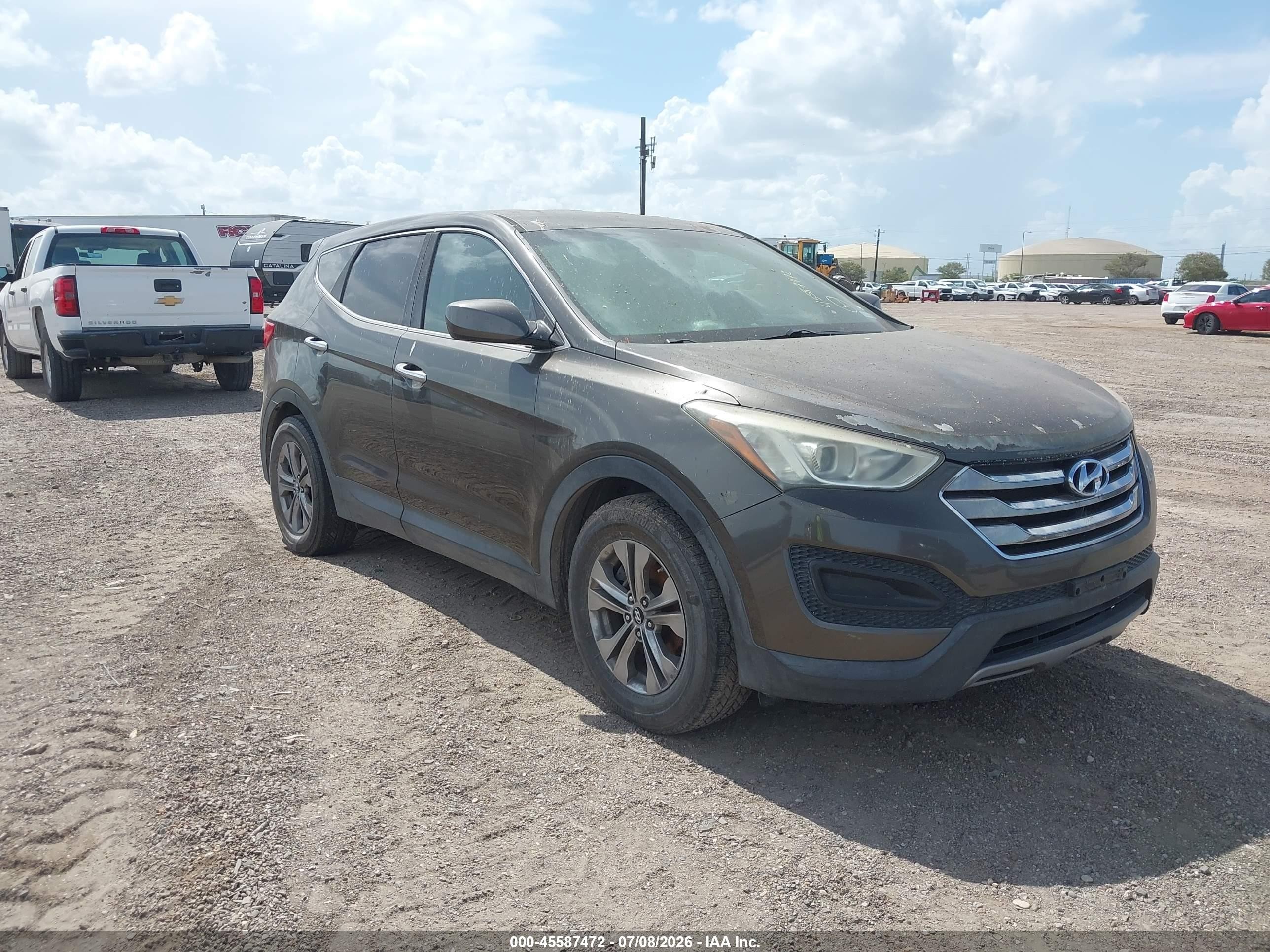 2013 Hyundai Santa Fe Sport Brown vin: 5XYZT3LB5DG054679