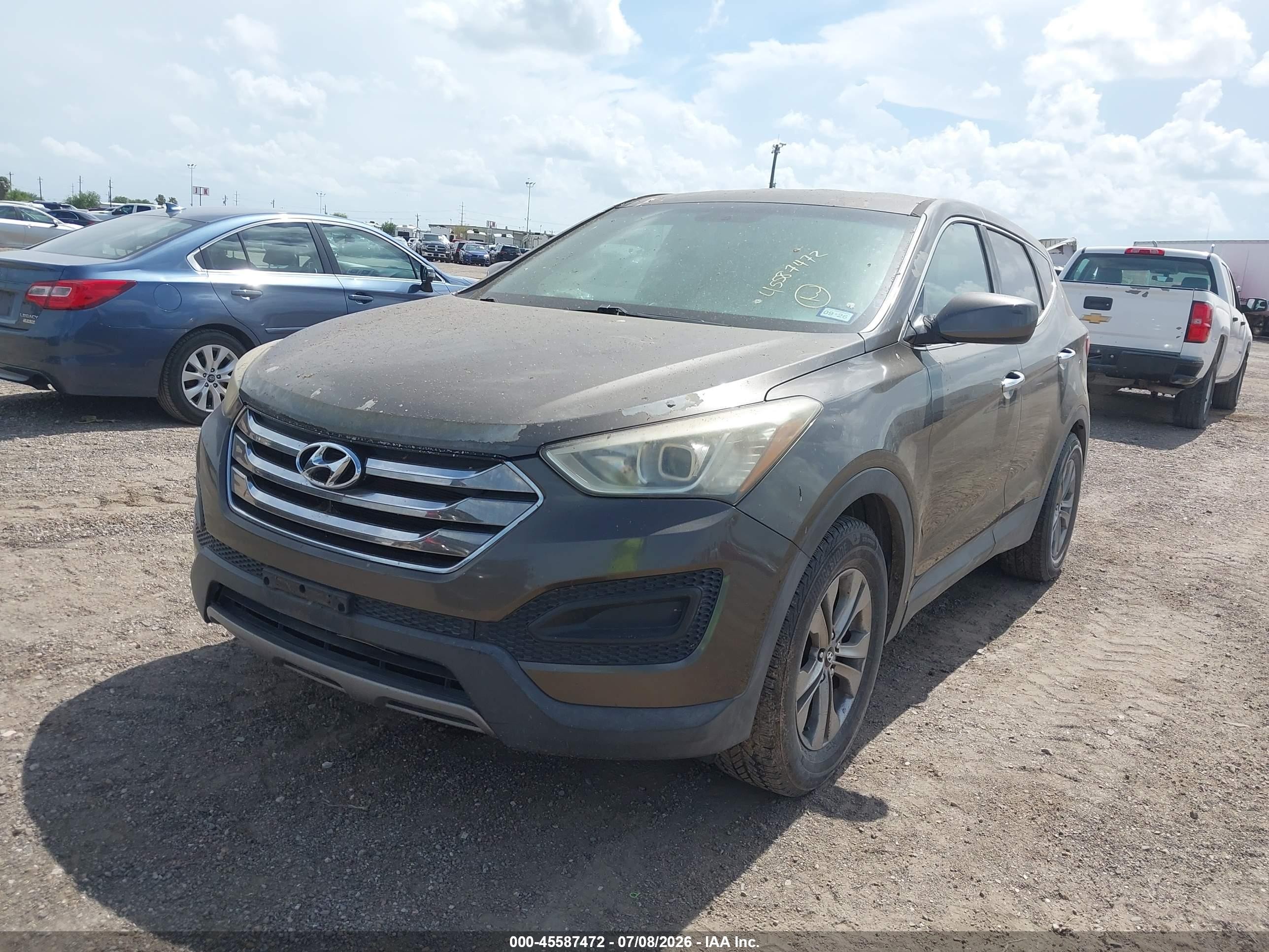 2013 Hyundai Santa Fe Sport Brown vin: 5XYZT3LB5DG054679