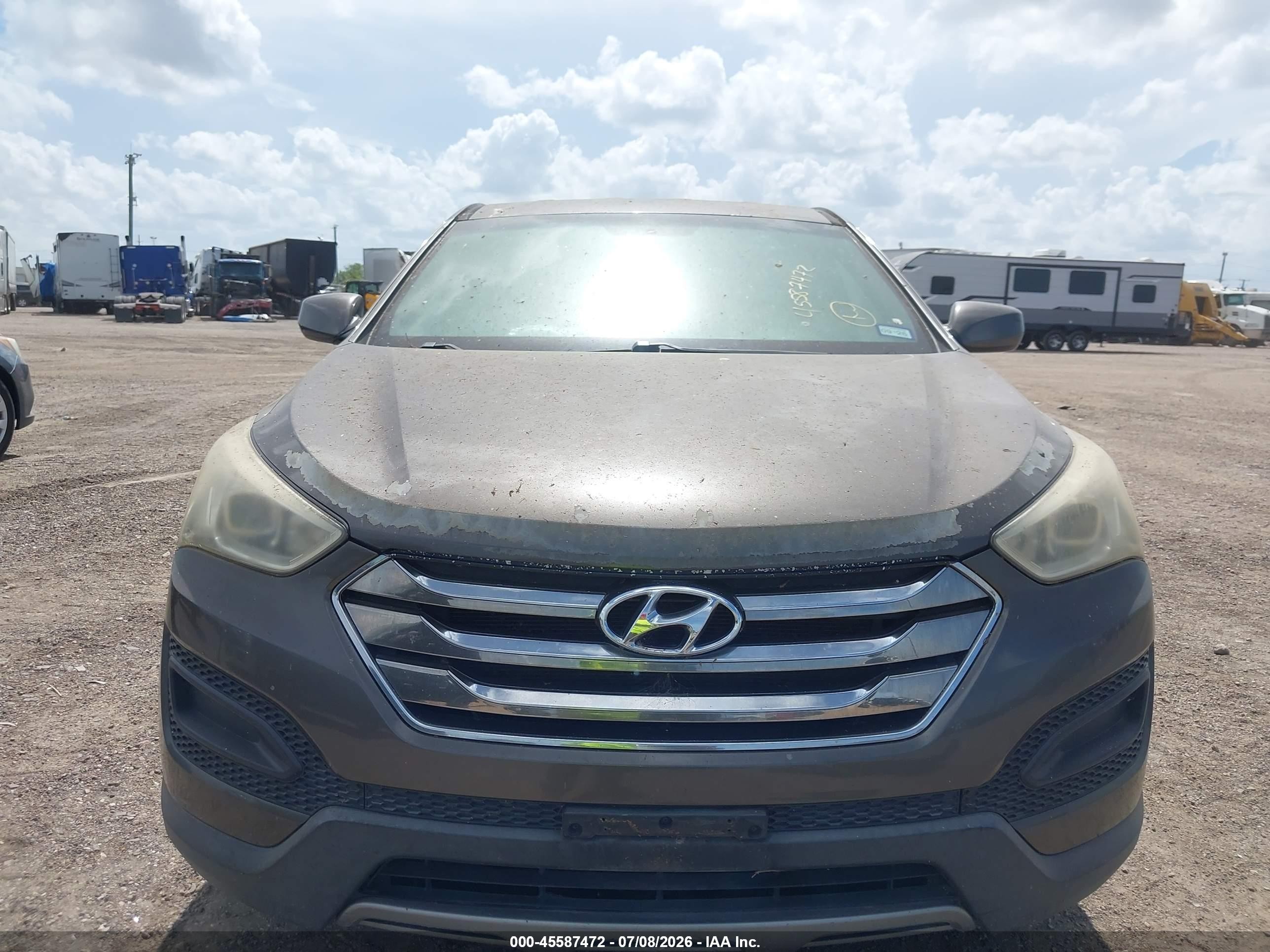 2013 Hyundai Santa Fe Sport Brown vin: 5XYZT3LB5DG054679
