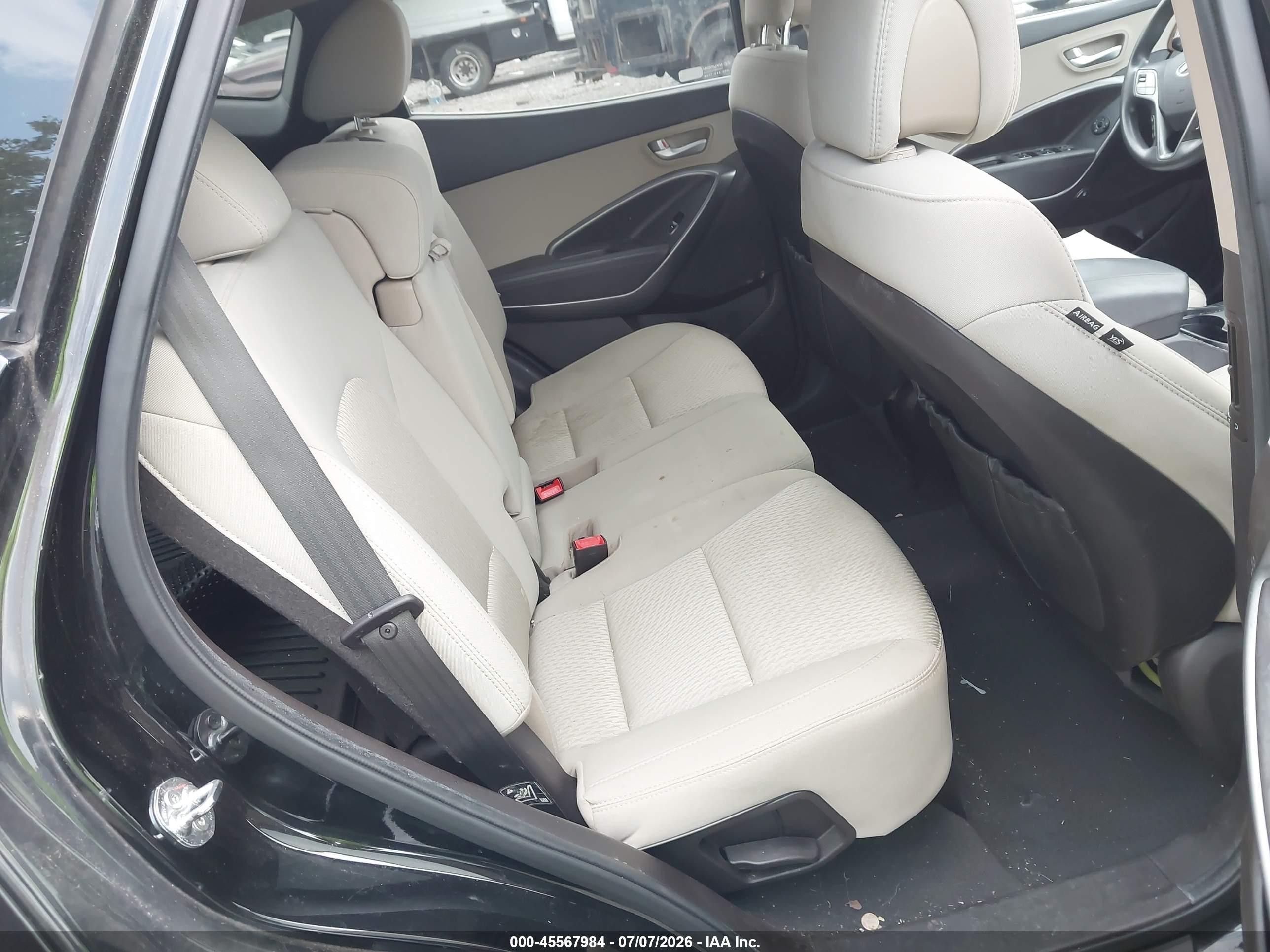 2013 Hyundai Santa Fe Sport Black vin: 5XYZT3LB5DG073734