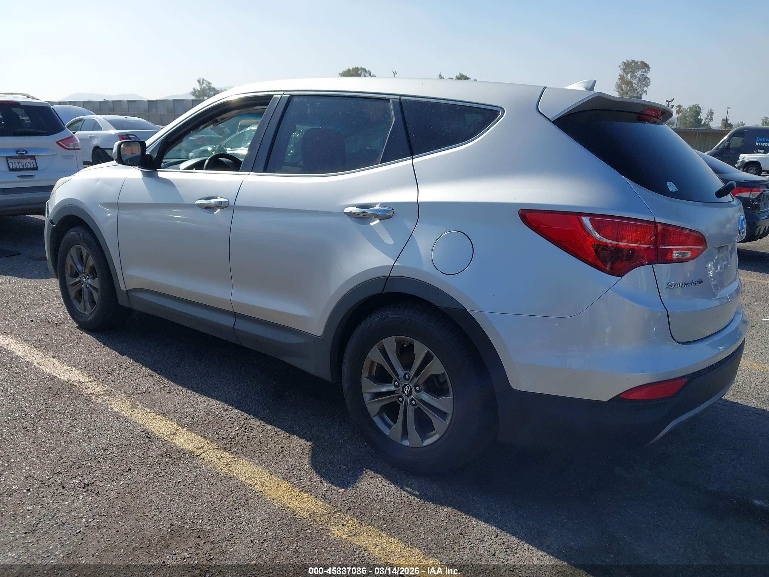 2014 Hyundai Santa Fe Sport 2.4l Gray vin: 5XYZT3LB5EG132105