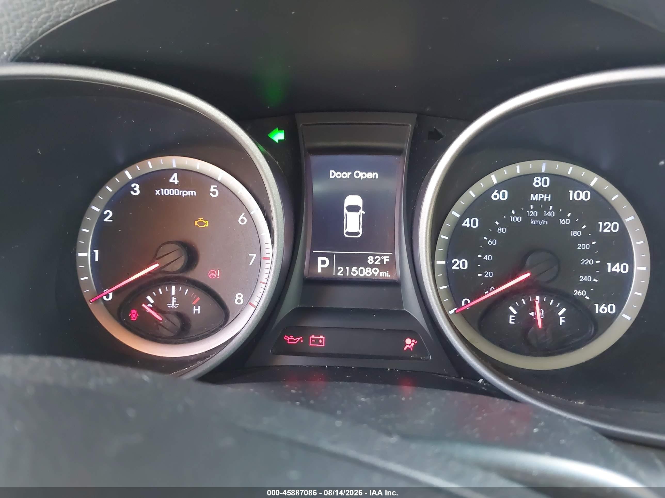 2014 Hyundai Santa Fe Sport 2.4l Gray vin: 5XYZT3LB5EG132105