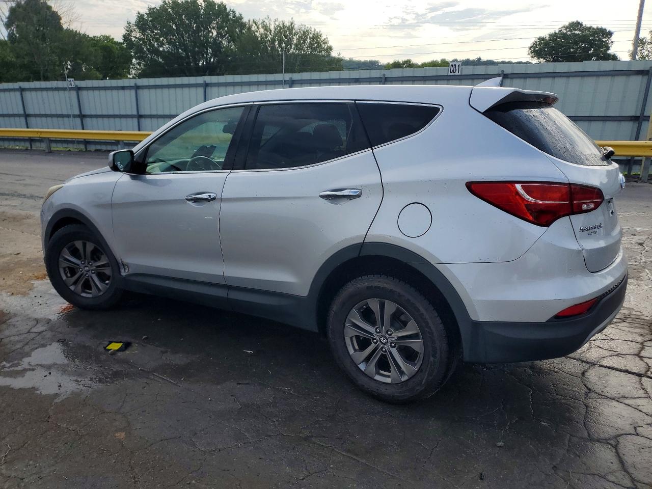 2014 Hyundai Santa Fe Sport 2.4l Silver vin: 5XYZT3LB5EG134341