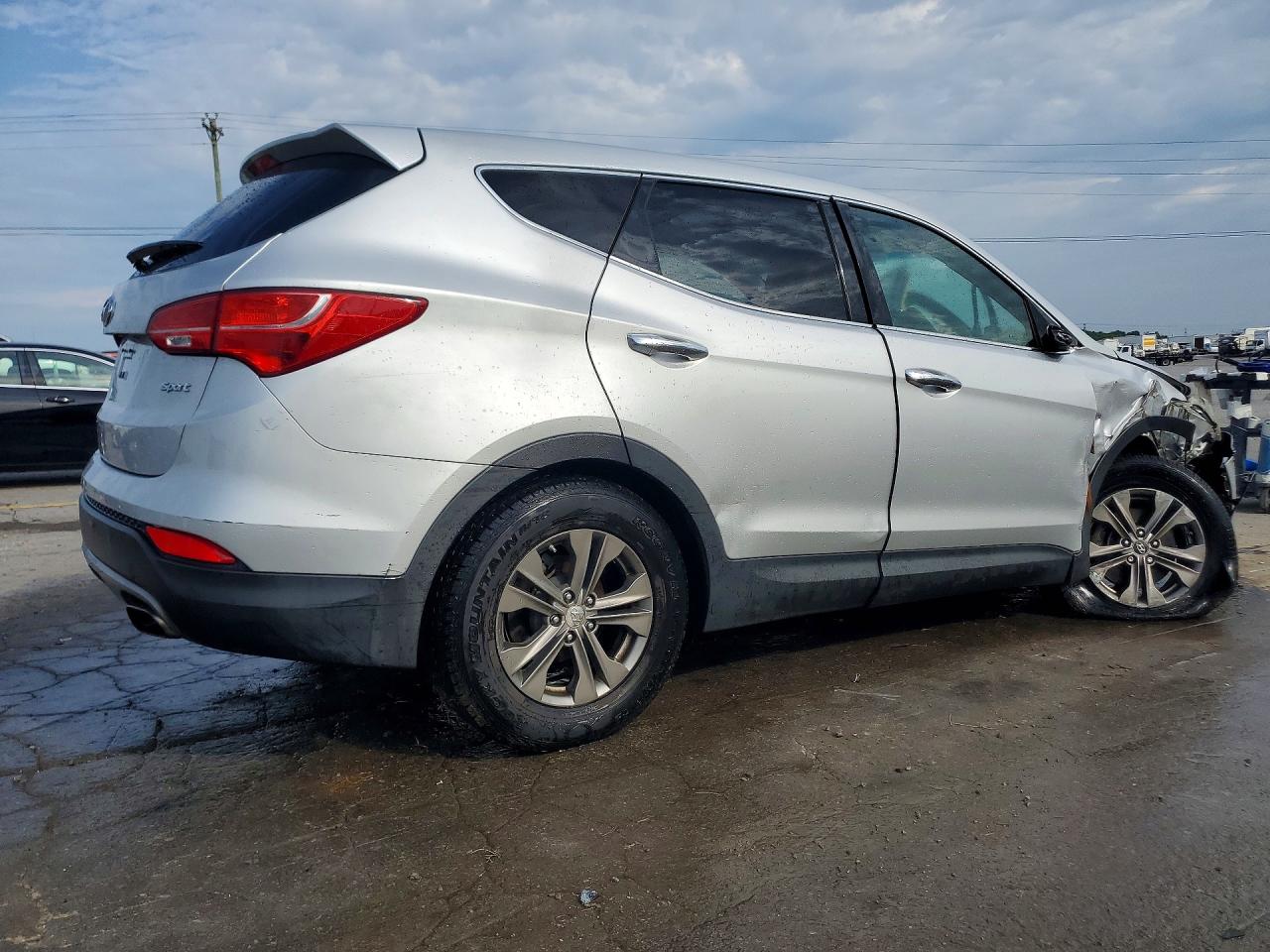 2014 Hyundai Santa Fe Sport 2.4l Silver vin: 5XYZT3LB5EG134341