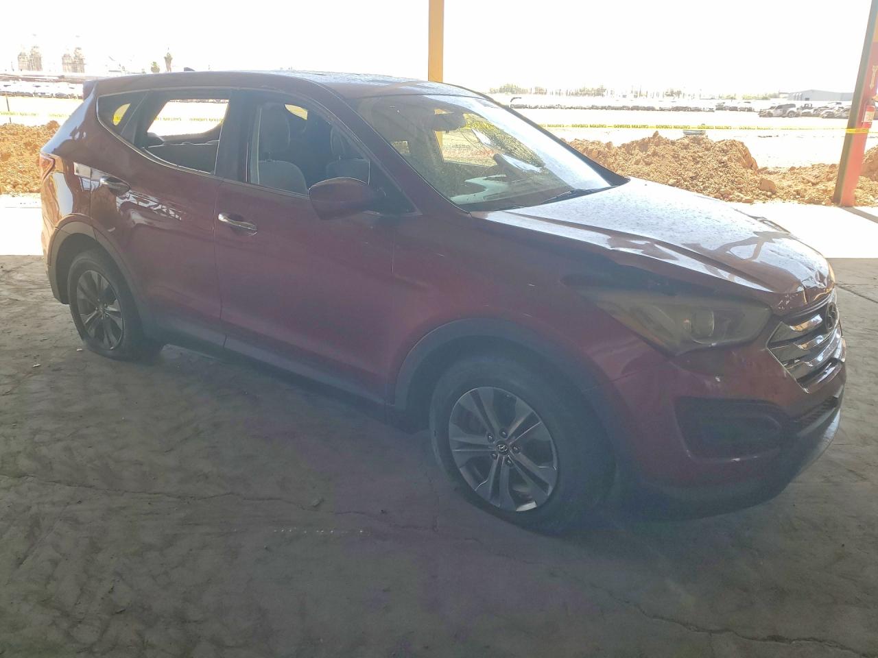 2014 Hyundai Santa Fe Sport 2.4l Red vin: 5XYZT3LB5EG199853
