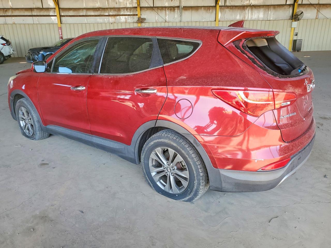 2014 Hyundai Santa Fe Sport 2.4l Red vin: 5XYZT3LB5EG199853