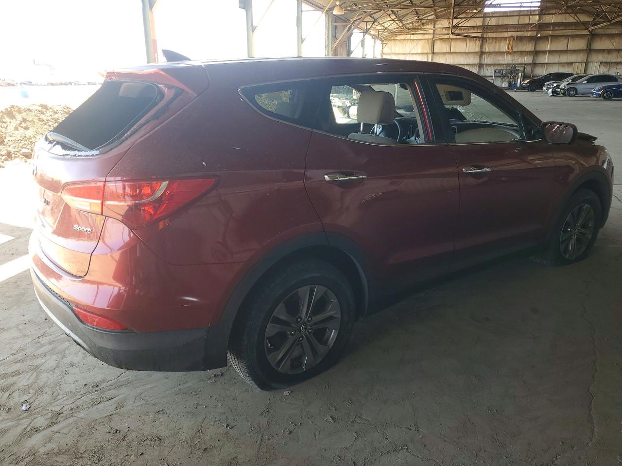 2014 Hyundai Santa Fe Sport 2.4l Red vin: 5XYZT3LB5EG199853