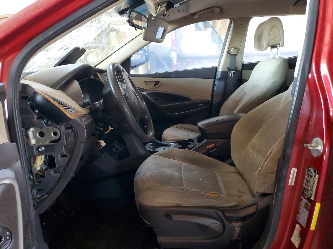 2014 Hyundai Santa Fe Sport 2.4l Red vin: 5XYZT3LB5EG199853