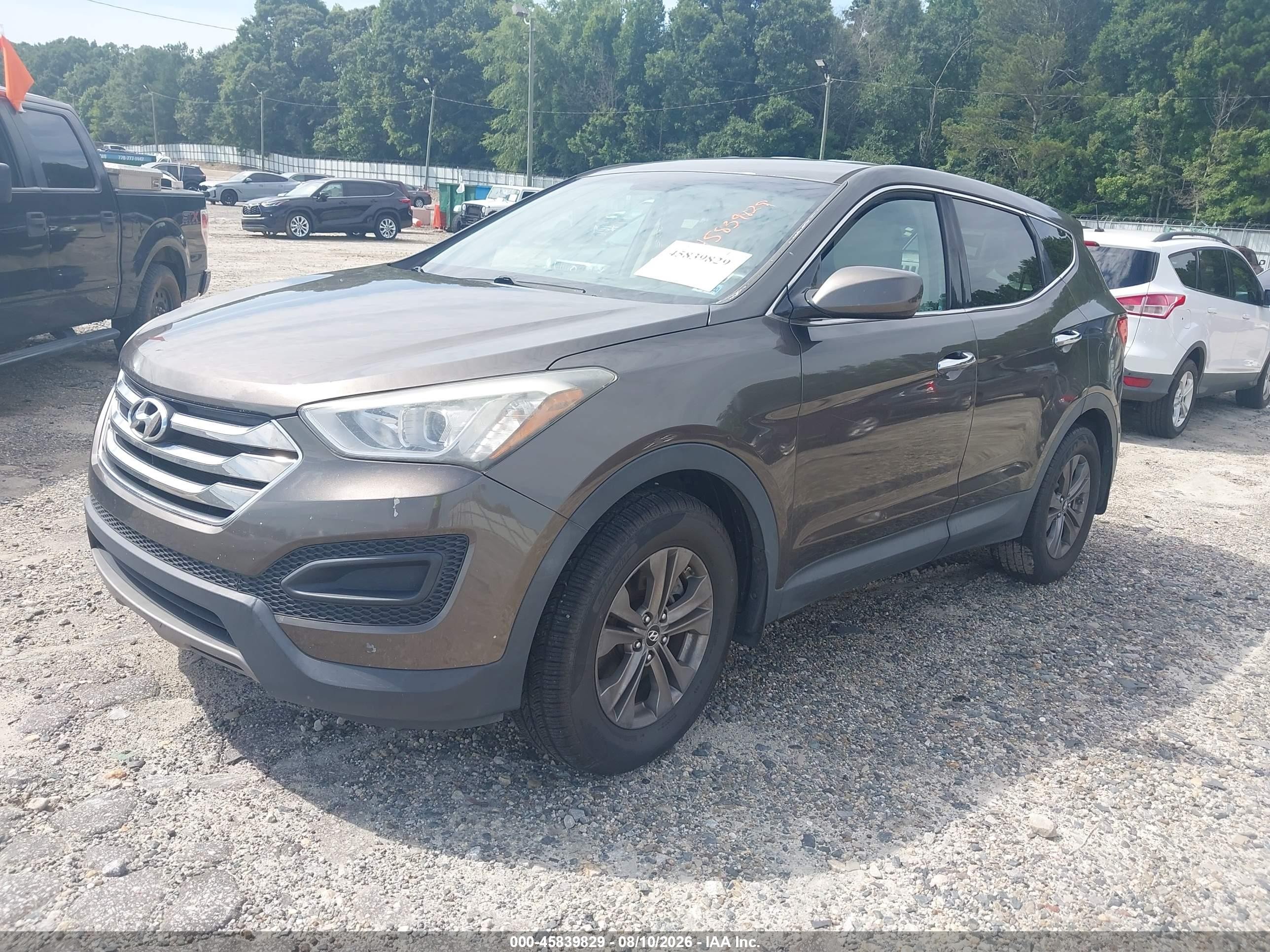 2014 Hyundai Santa Fe Sport 2.4l Коричневый vin: 5XYZT3LB5EG221298
