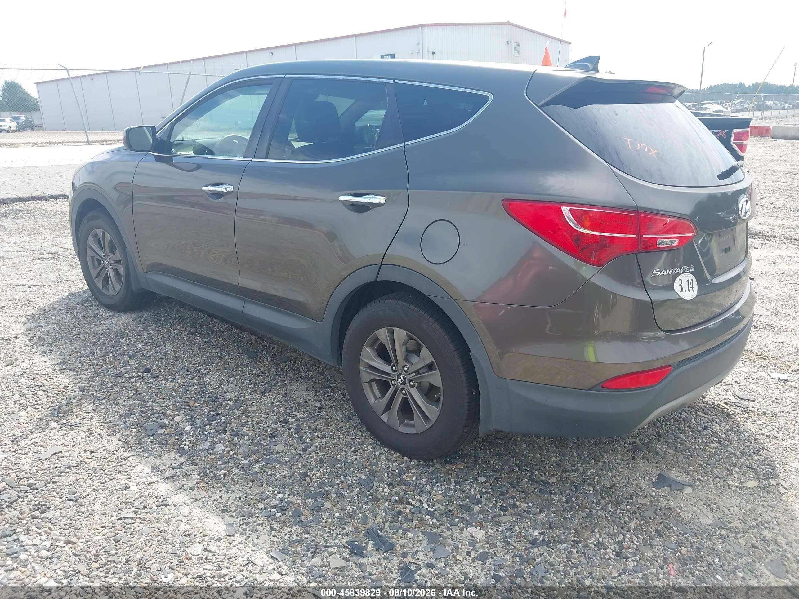 2014 Hyundai Santa Fe Sport 2.4l Коричневый vin: 5XYZT3LB5EG221298