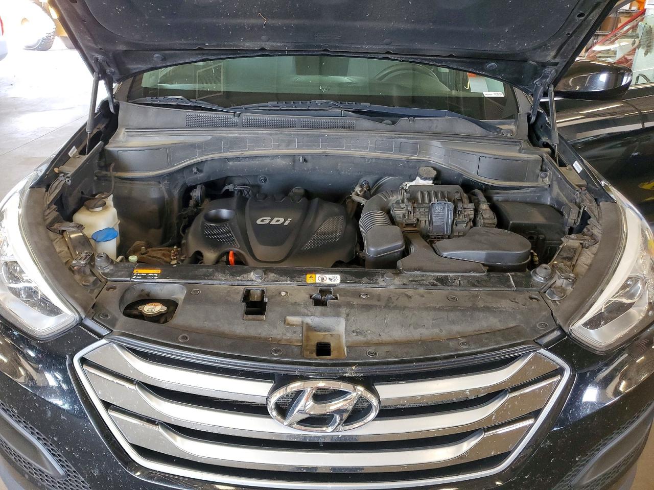 2015 Hyundai Santa Fe Sport 2.4l Black vin: 5XYZT3LB5FG249006