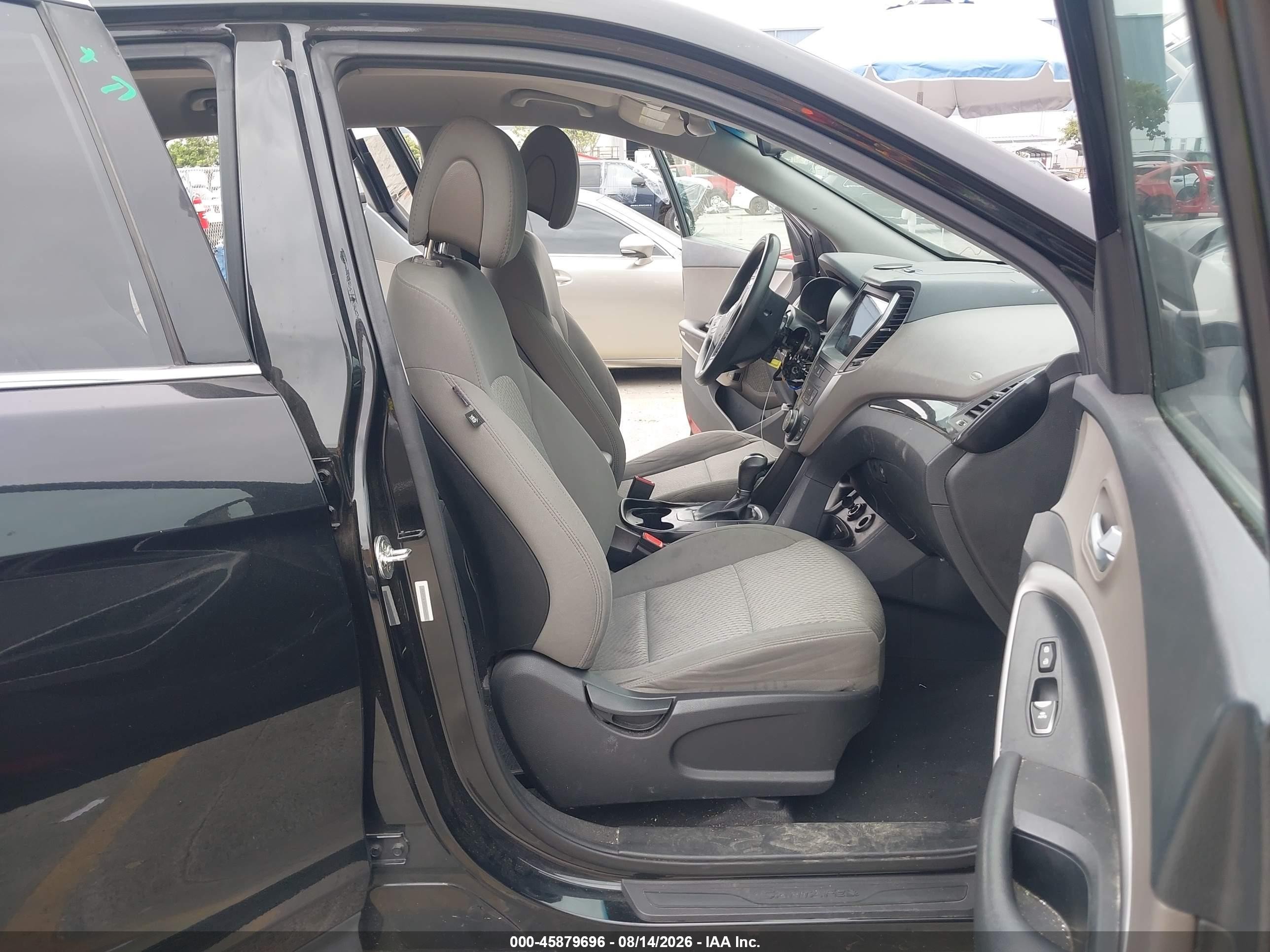 2015 Hyundai Santa Fe Sport 2.4l Black vin: 5XYZT3LB5FG260295