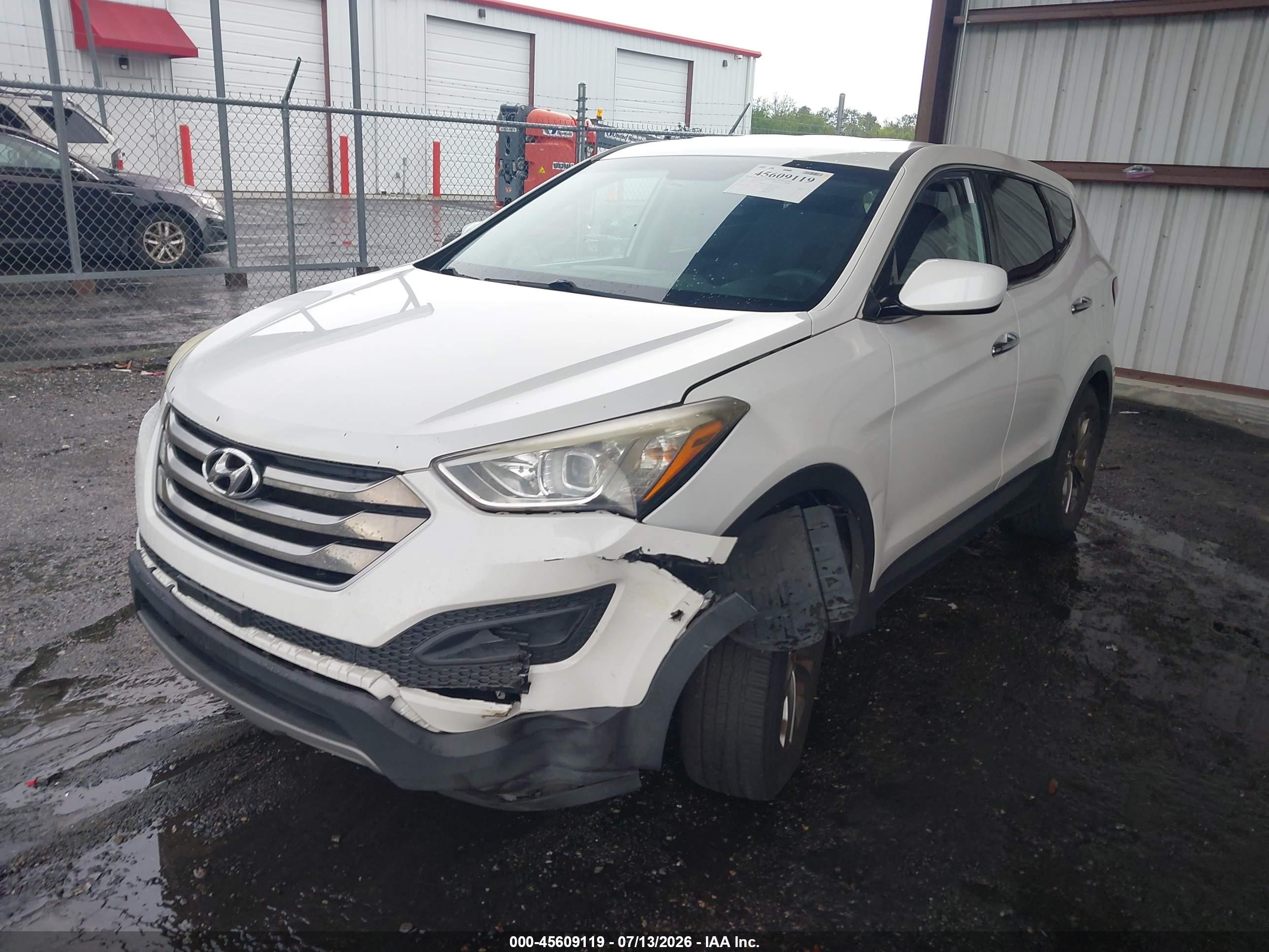 2015 Hyundai Santa Fe Sport 2.4l Белый vin: 5XYZT3LB5FG268672