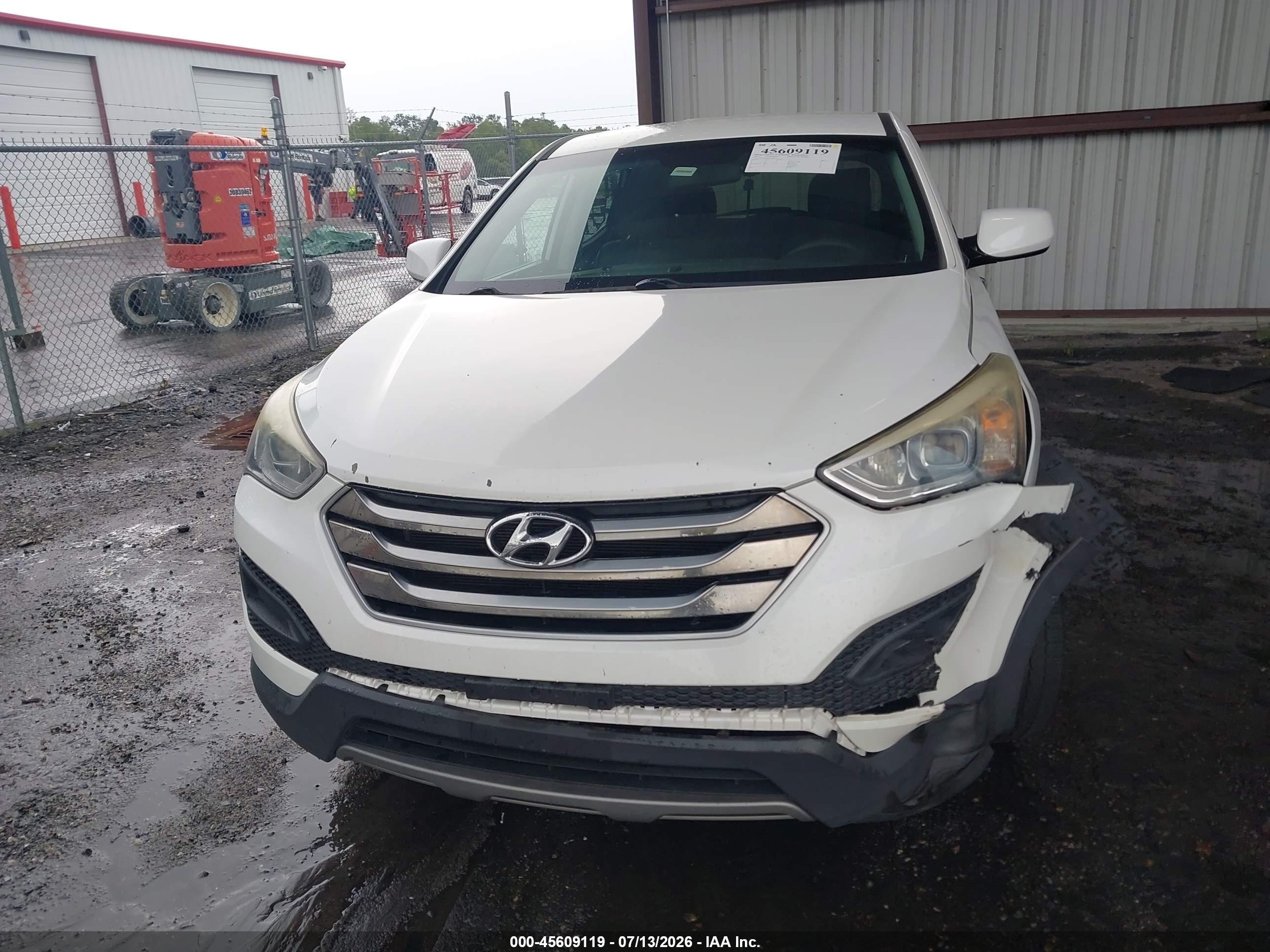 2015 Hyundai Santa Fe Sport 2.4l Белый vin: 5XYZT3LB5FG268672