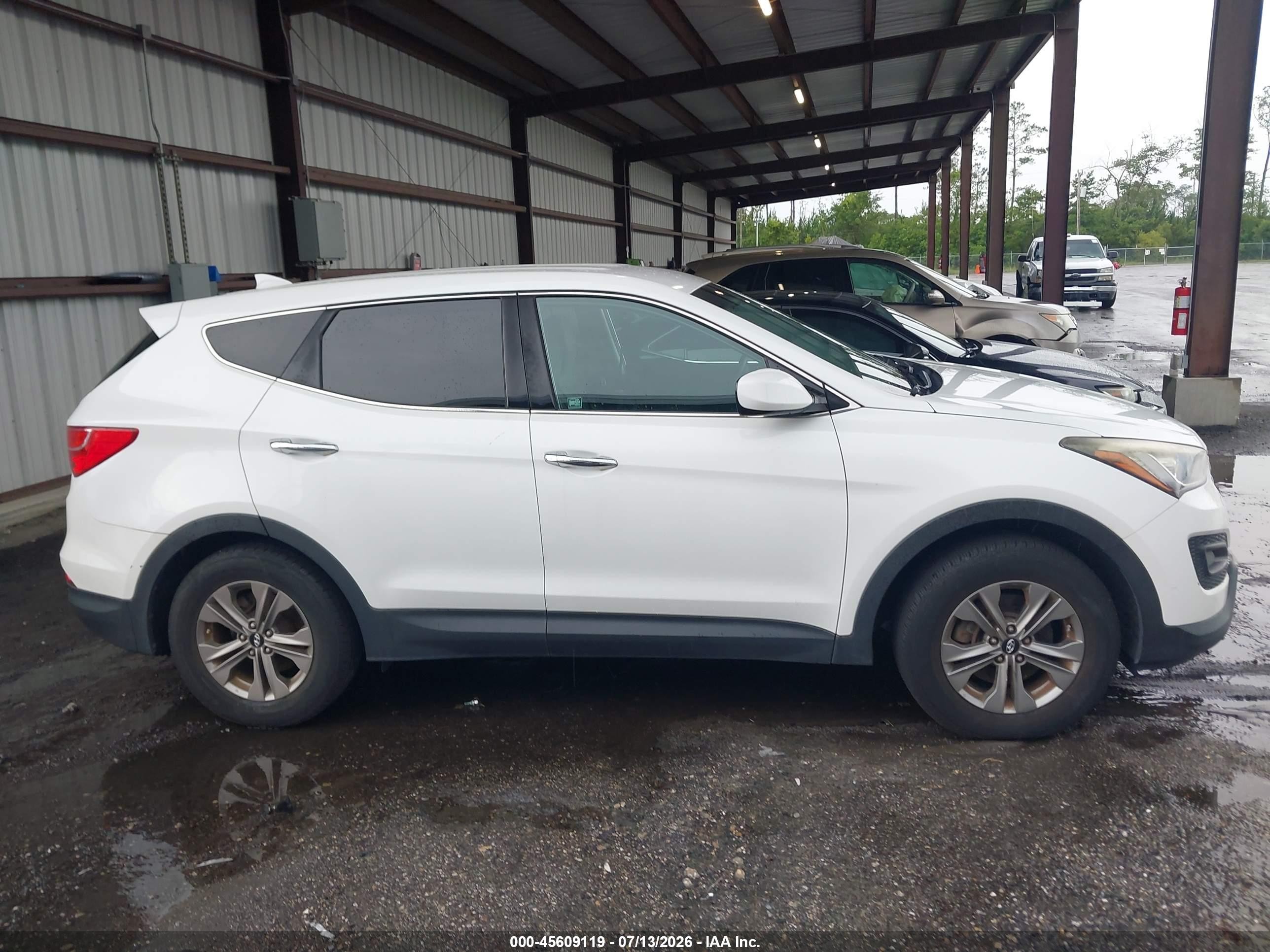 2015 Hyundai Santa Fe Sport 2.4l Белый vin: 5XYZT3LB5FG268672