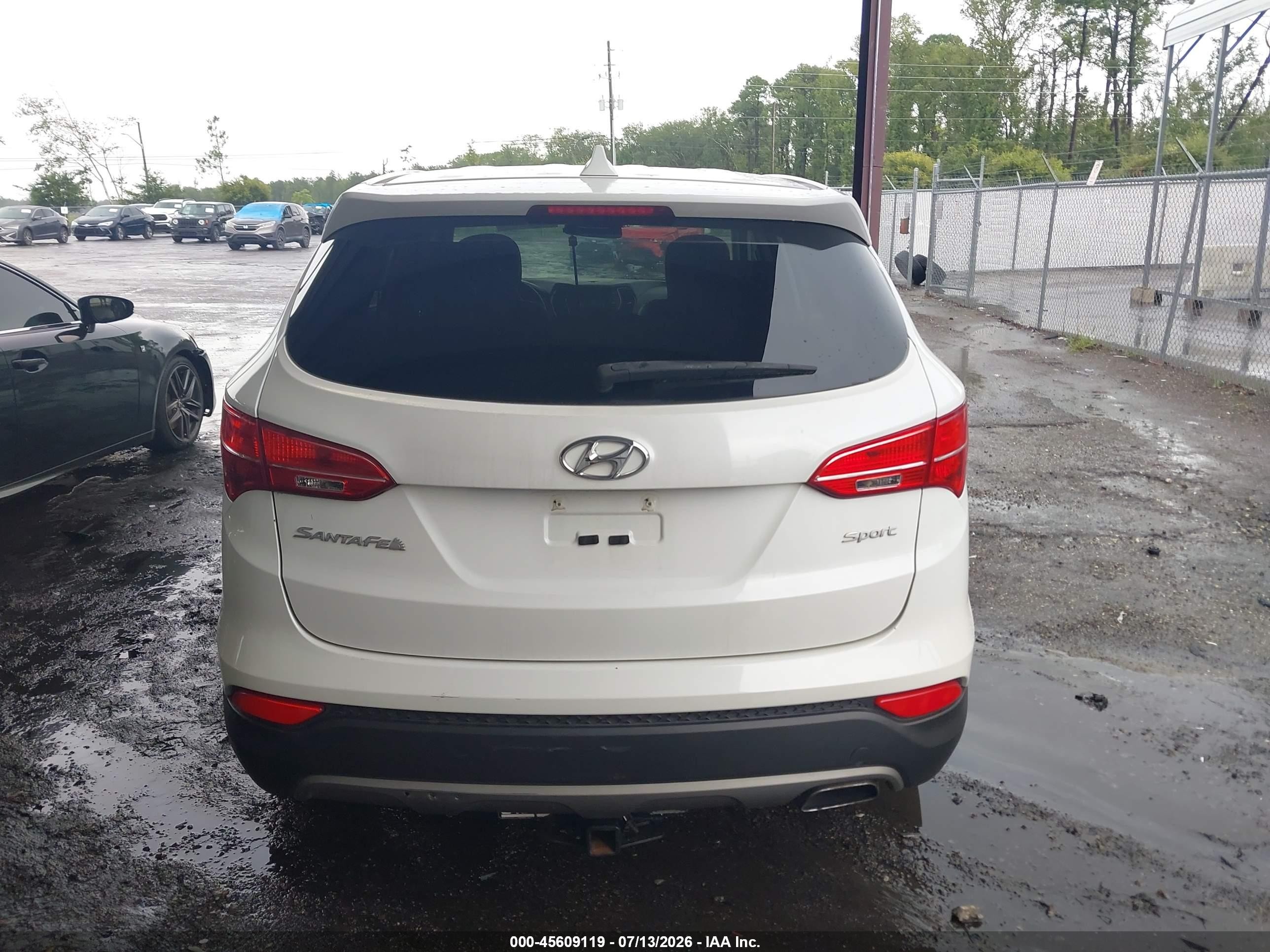 2015 Hyundai Santa Fe Sport 2.4l Белый vin: 5XYZT3LB5FG268672
