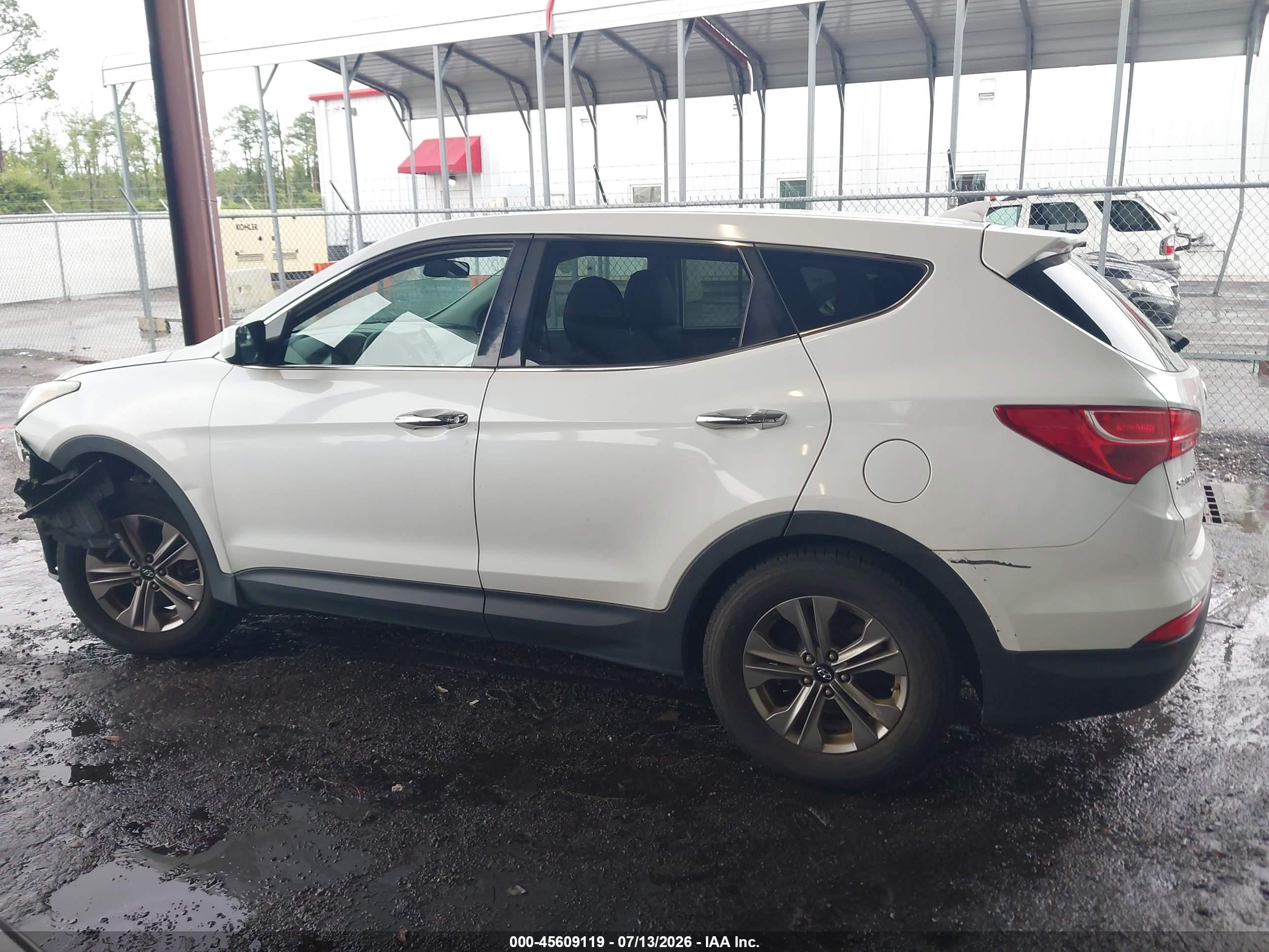 2015 Hyundai Santa Fe Sport 2.4l Белый vin: 5XYZT3LB5FG268672