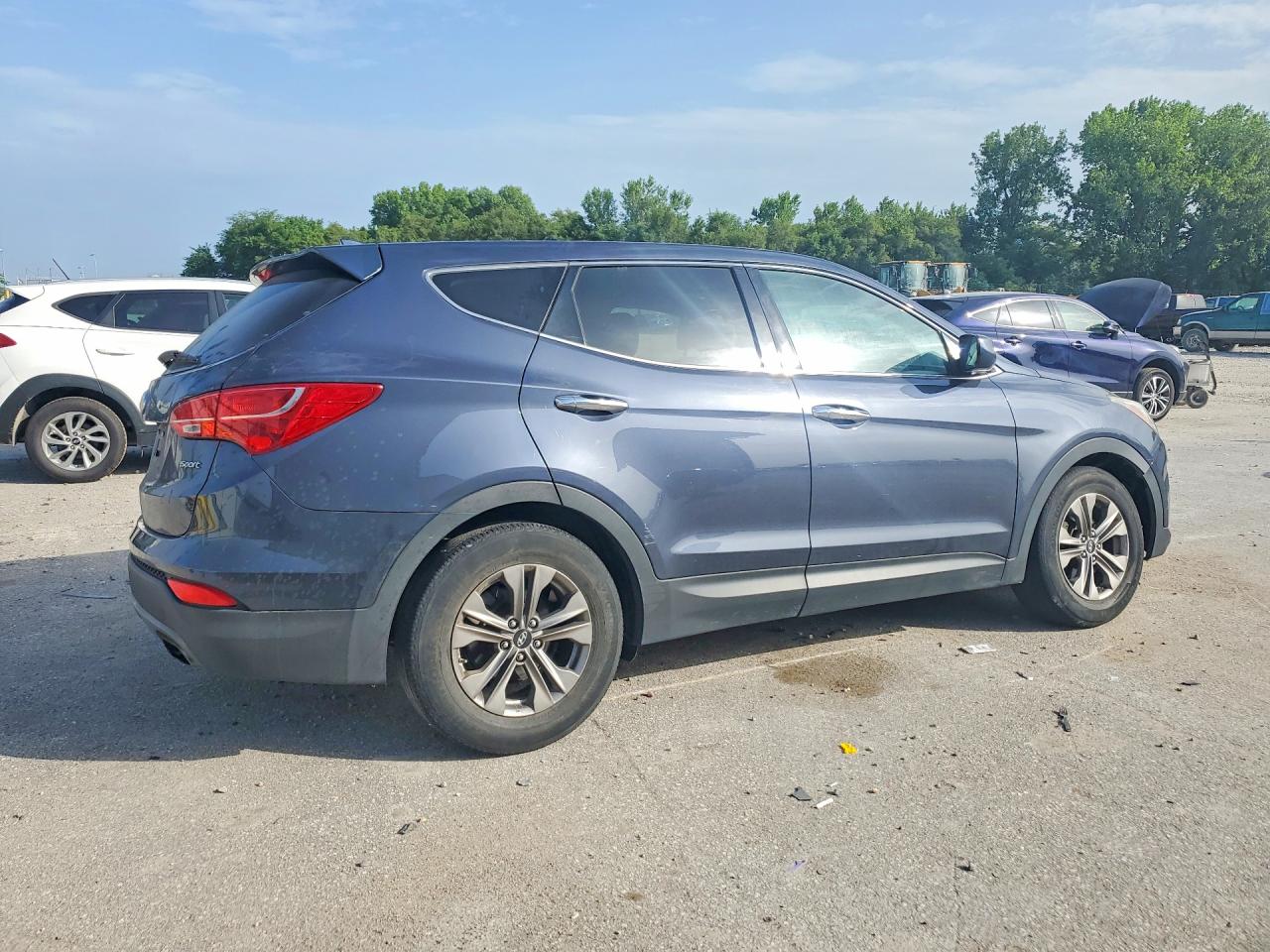 2015 Hyundai Santa Fe Sport 2.4l Синий vin: 5XYZT3LB5FG269157