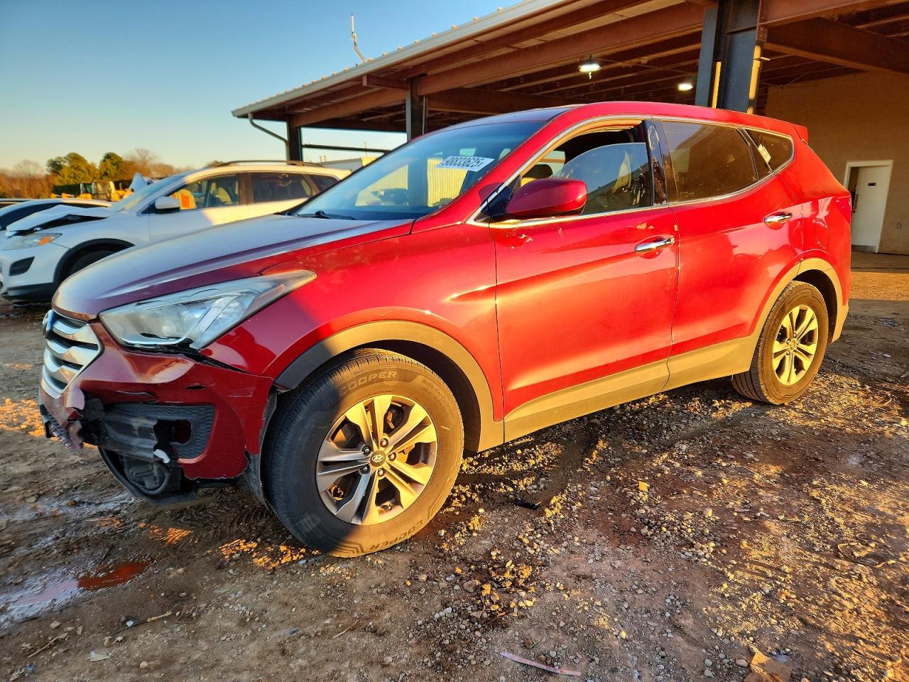 2015 Hyundai Santa Fe Sport Red vin: 5XYZT3LB5FG295466