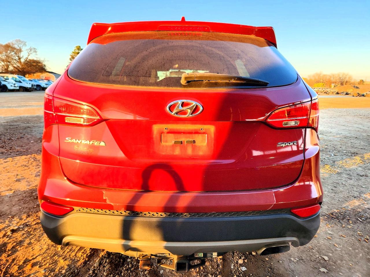 2015 Hyundai Santa Fe Sport Red vin: 5XYZT3LB5FG295466