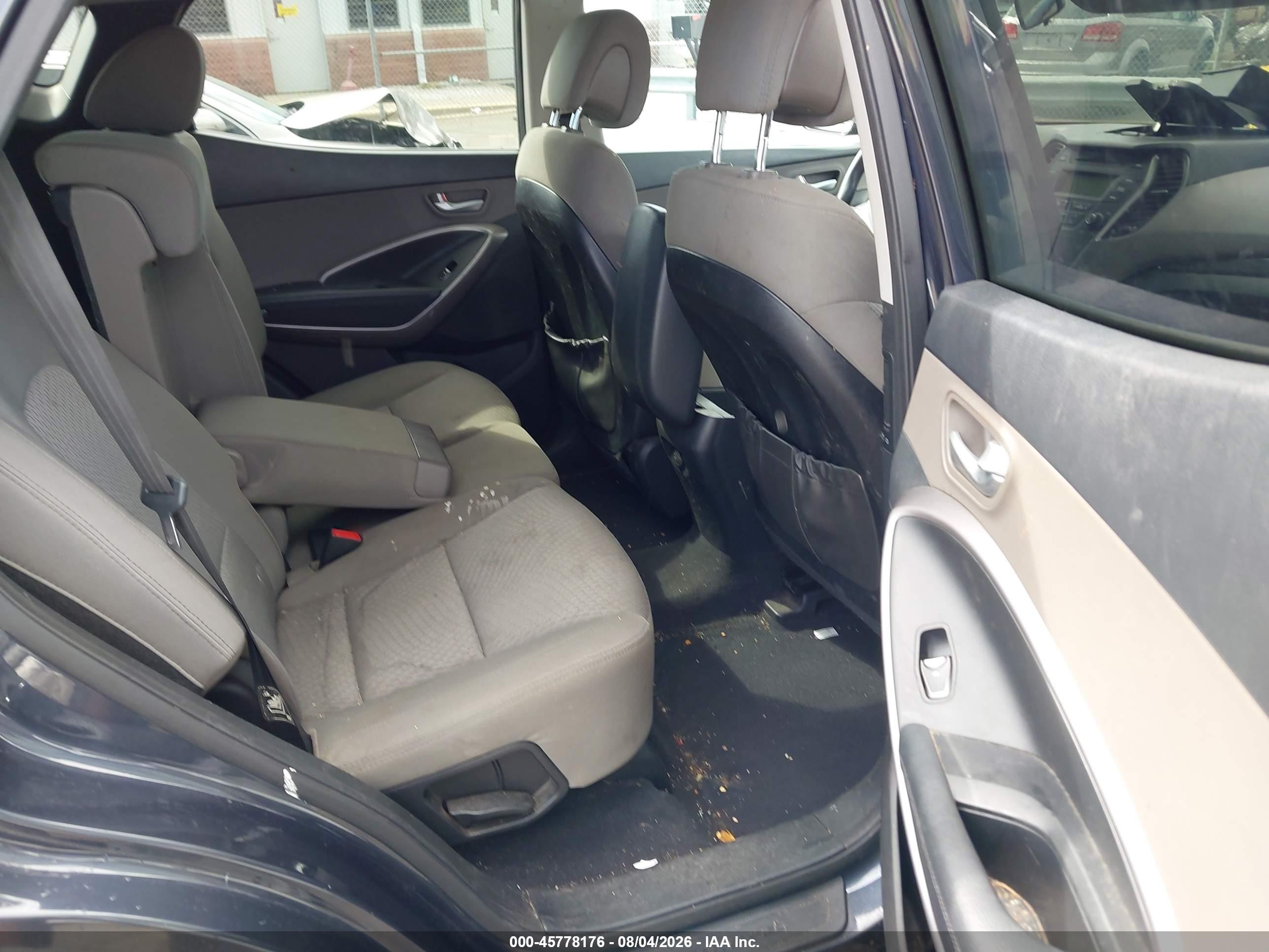 2015 Hyundai Santa Fe Sport 2.4l Blue vin: 5XYZT3LB5FG300729