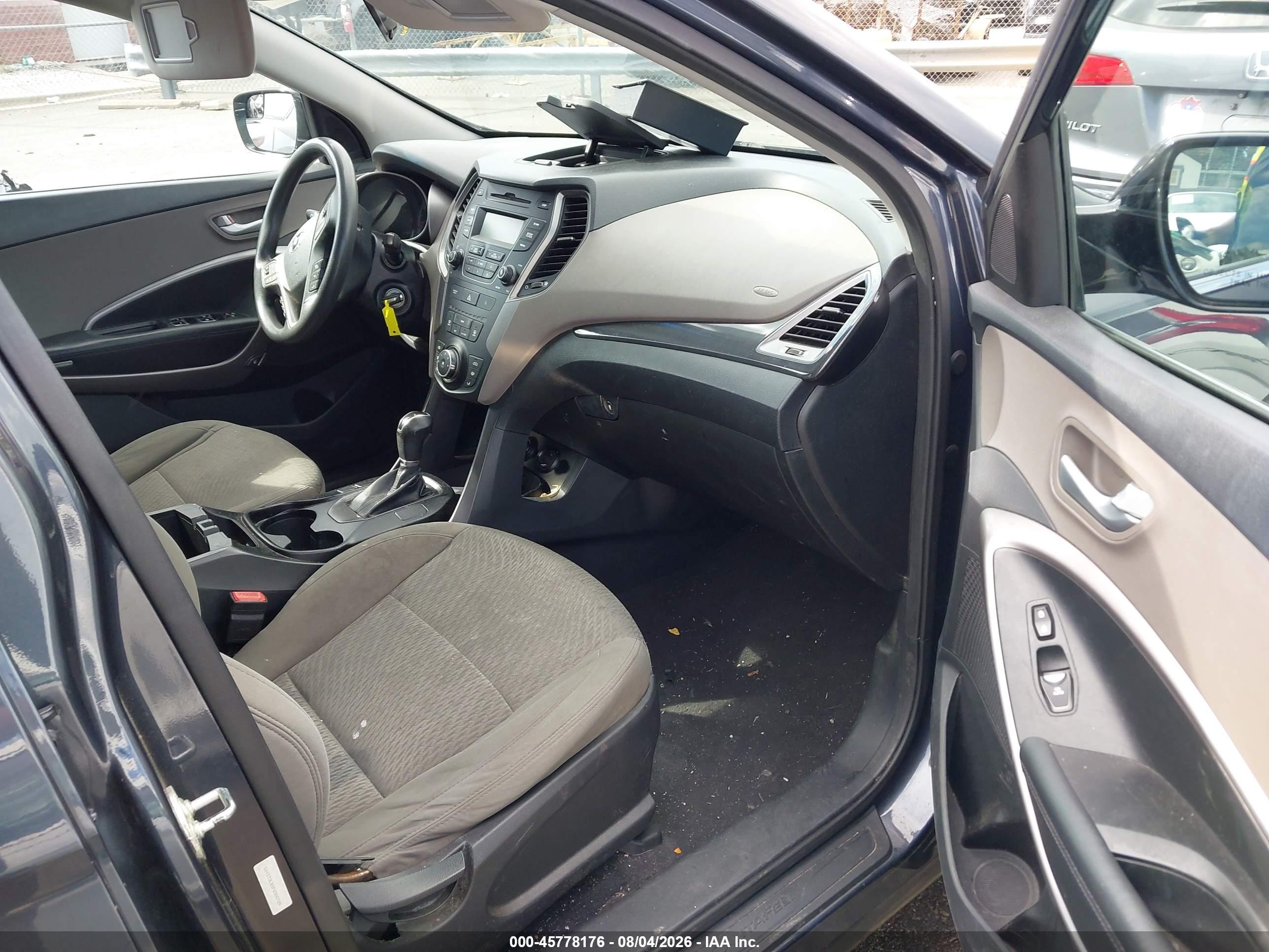 2015 Hyundai Santa Fe Sport 2.4l Blue vin: 5XYZT3LB5FG300729