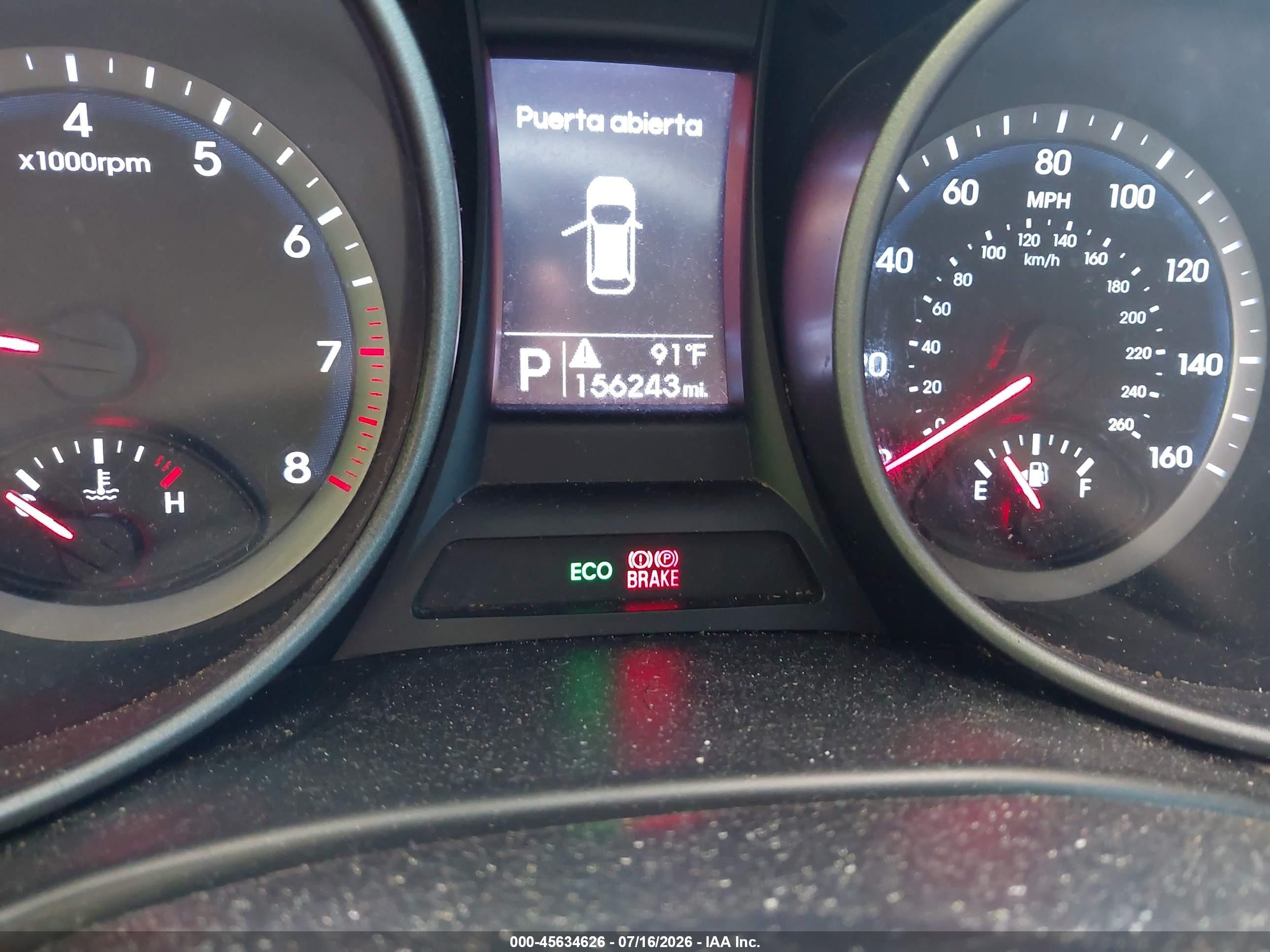 2016 Hyundai Santa Fe Sport 2.4l Gray vin: 5XYZT3LB5GG343369