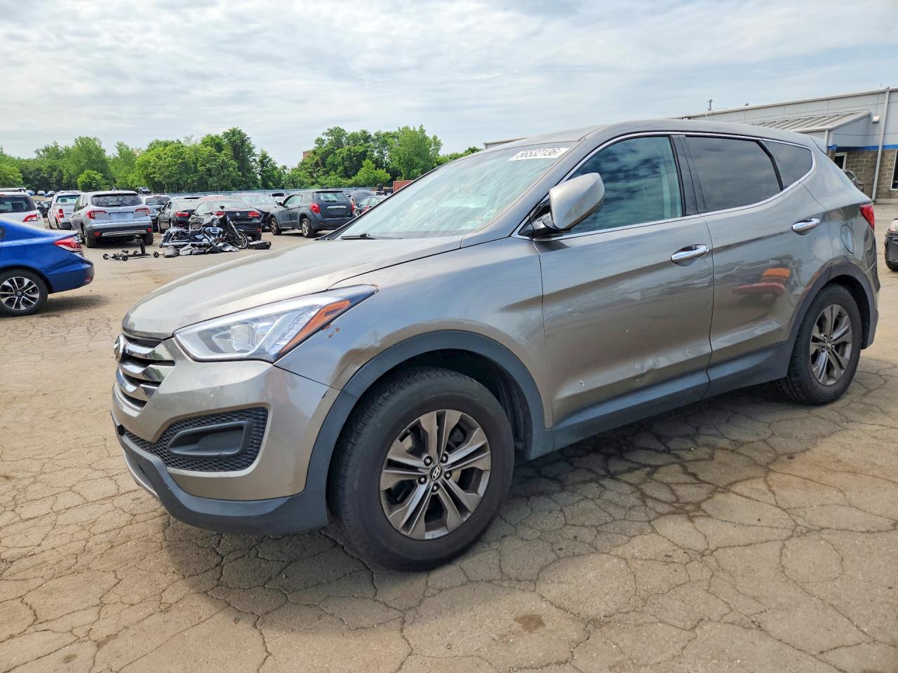 2013 Hyundai Santa Fe Sport 2.4l Gray vin: 5XYZT3LB6DG013638
