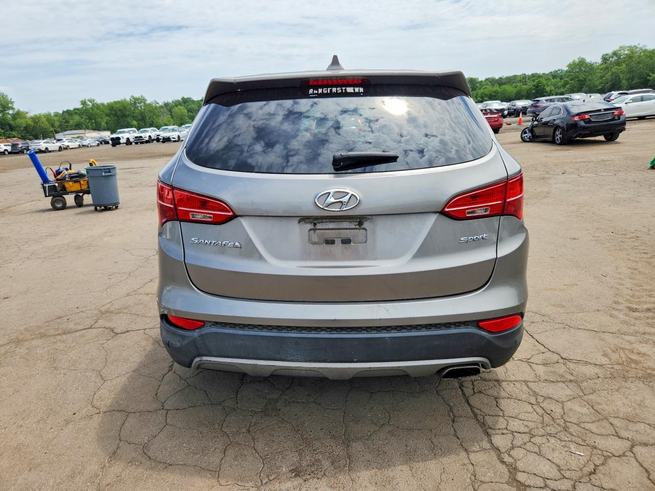 2013 Hyundai Santa Fe Sport 2.4l Gray vin: 5XYZT3LB6DG013638