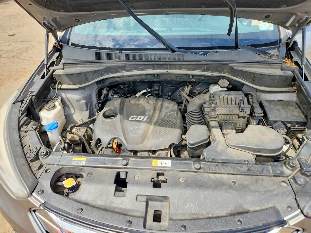 2013 Hyundai Santa Fe Sport 2.4l Gray vin: 5XYZT3LB6DG013638