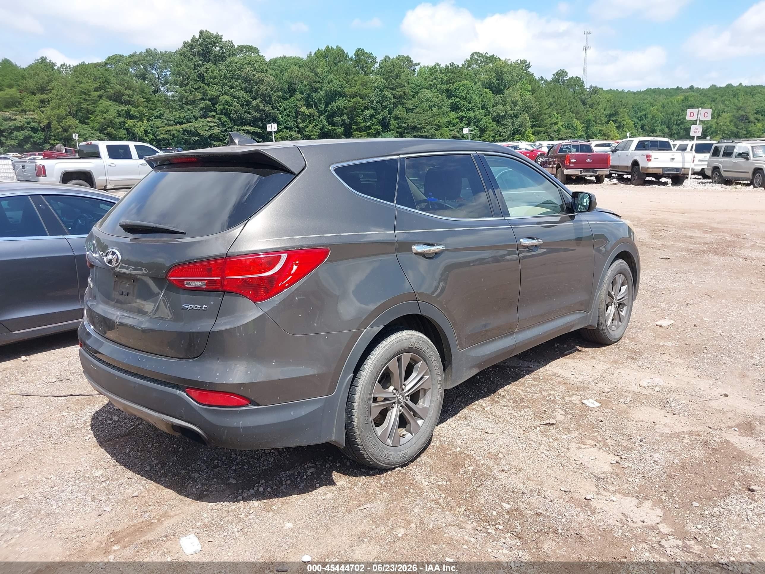 2013 Hyundai Santa Fe Sport Brown vin: 5XYZT3LB6DG035722