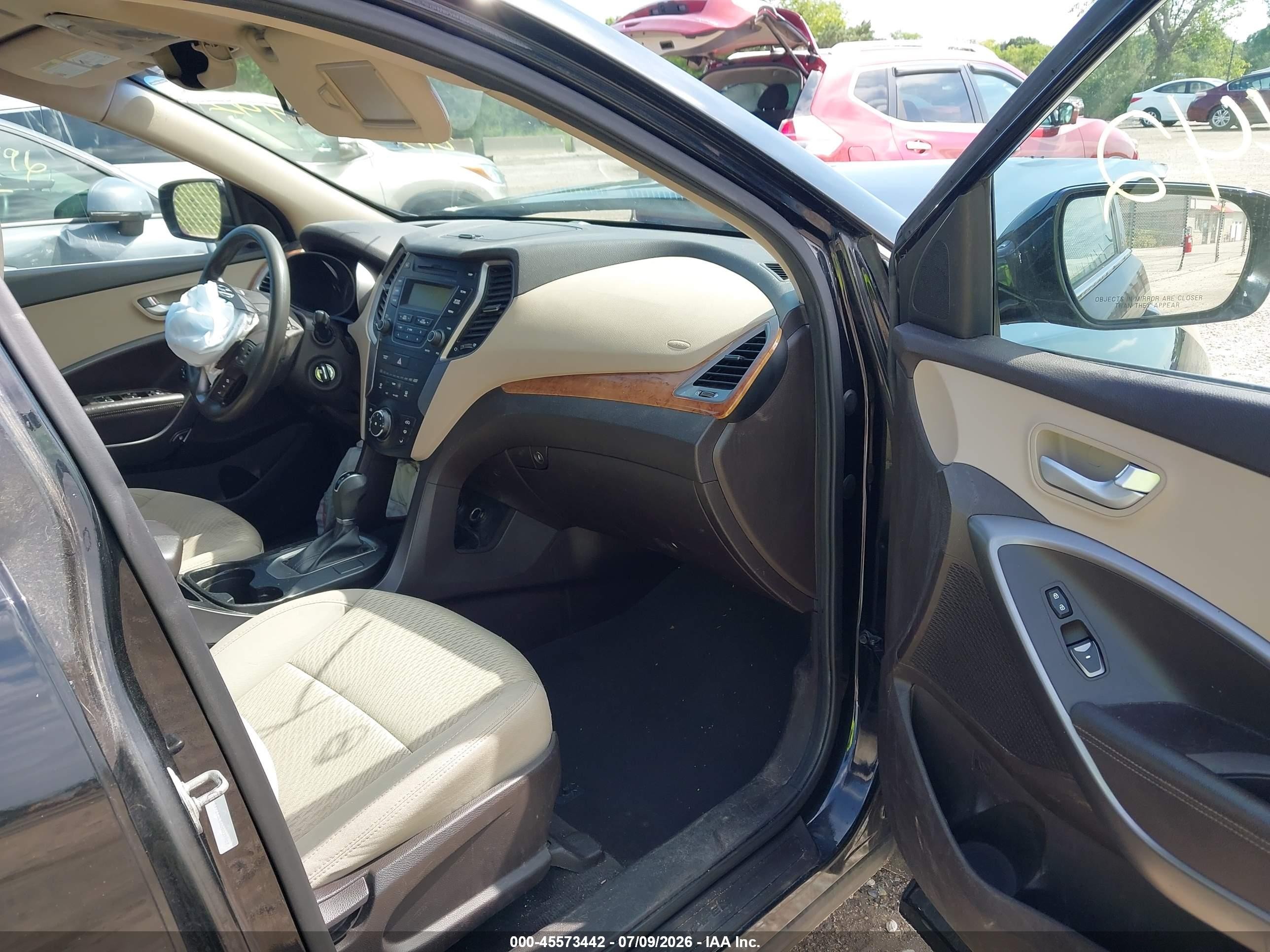2013 Hyundai Santa Fe Sport Black vin: 5XYZT3LB6DG037907