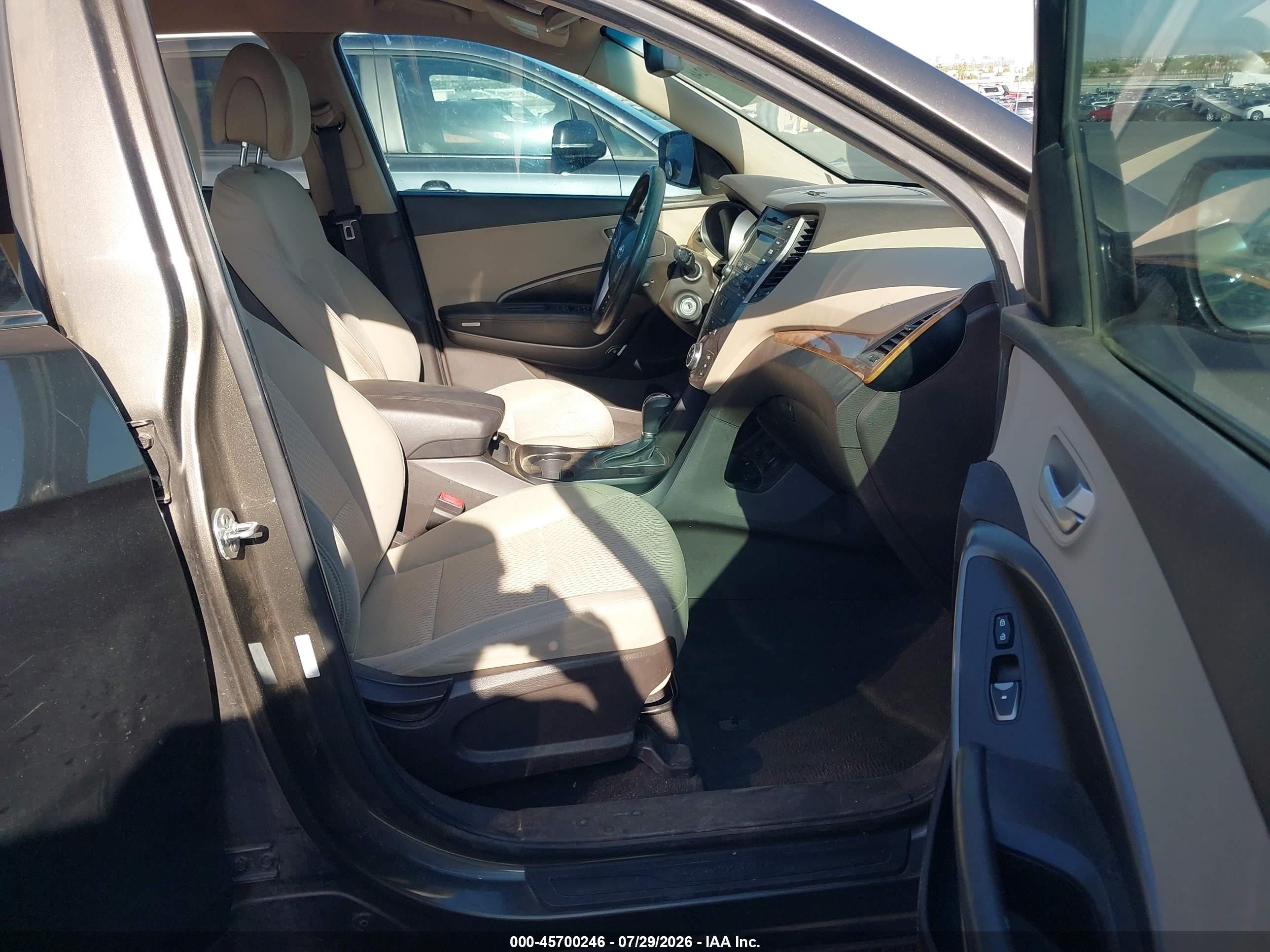 2013 Hyundai Santa Fe Sport Gray vin: 5XYZT3LB6DG061737