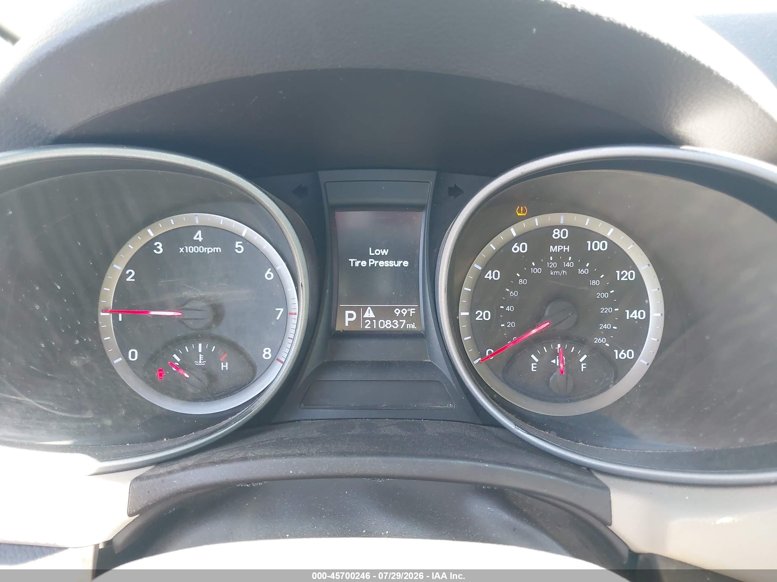 2013 Hyundai Santa Fe Sport Gray vin: 5XYZT3LB6DG061737