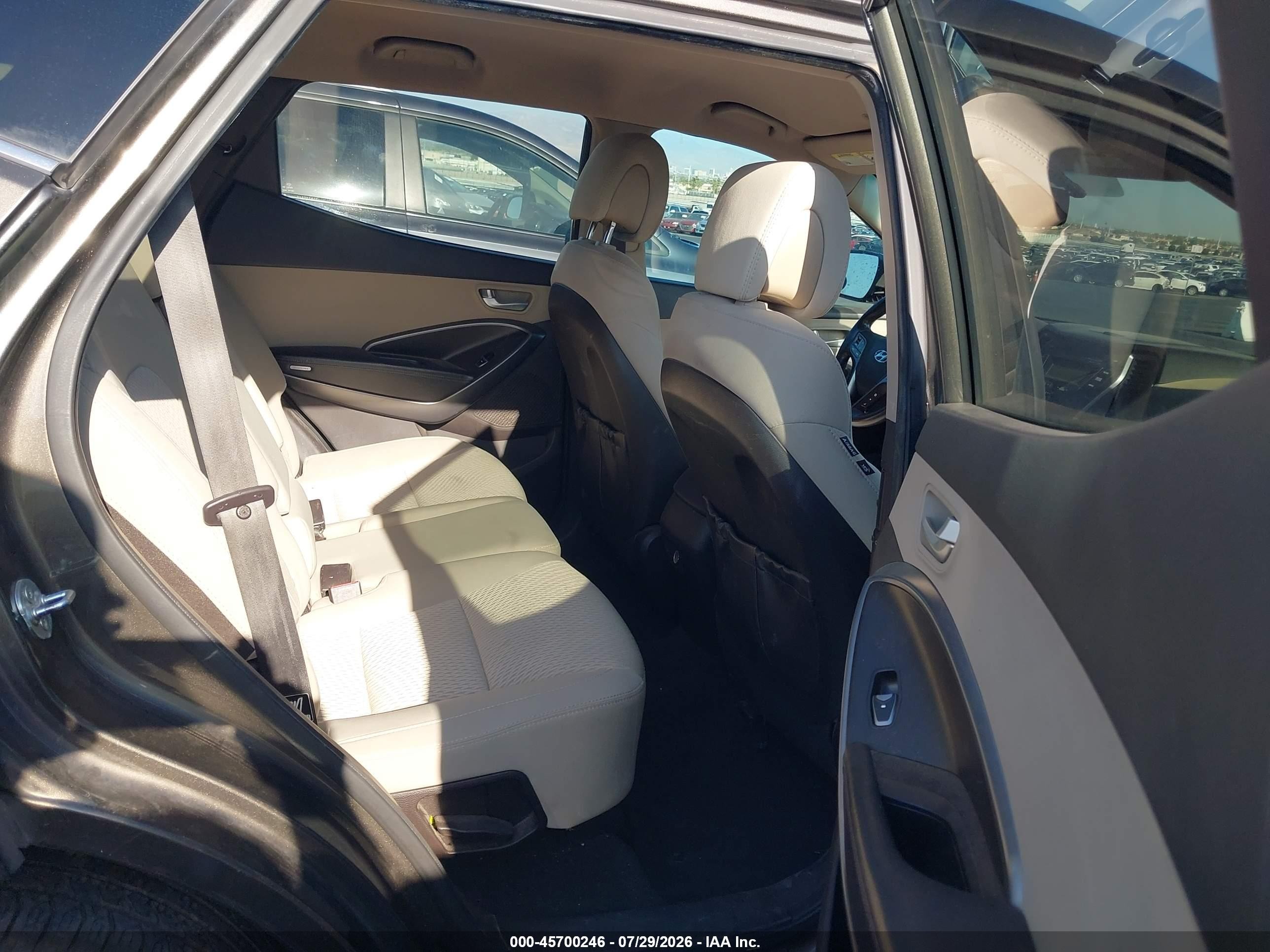 2013 Hyundai Santa Fe Sport Gray vin: 5XYZT3LB6DG061737