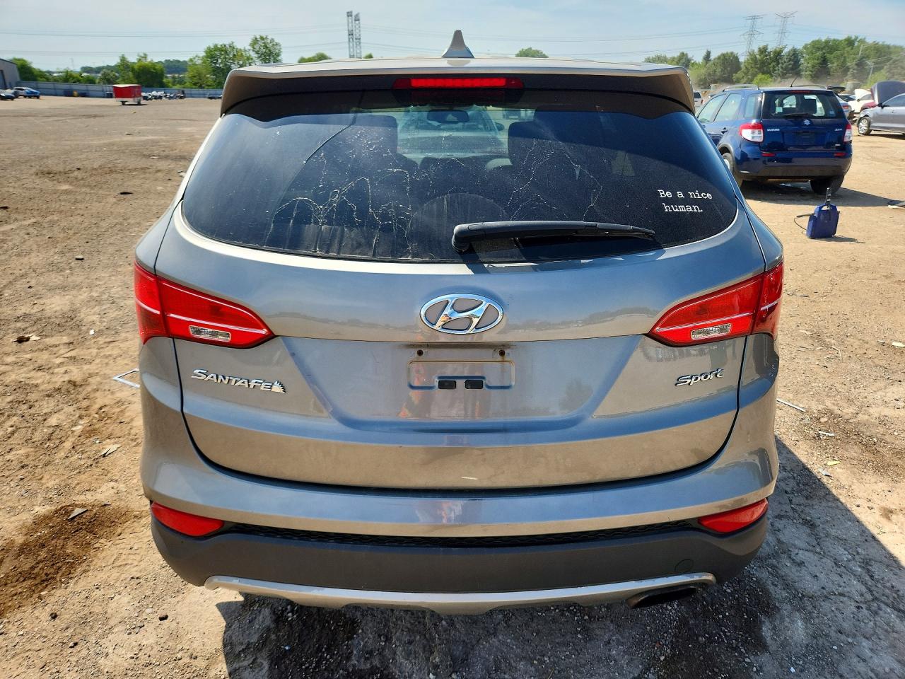 2013 Hyundai Santa Fe Sport 2.4l Gray vin: 5XYZT3LB6DG072205