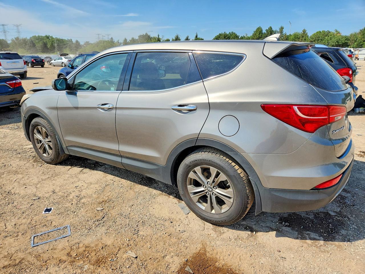2013 Hyundai Santa Fe Sport 2.4l Gray vin: 5XYZT3LB6DG072205