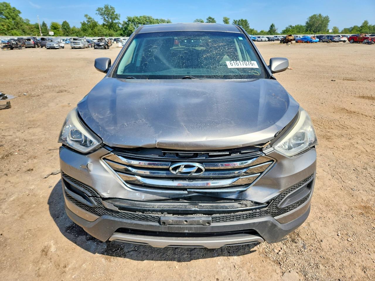 2013 Hyundai Santa Fe Sport 2.4l Gray vin: 5XYZT3LB6DG072205