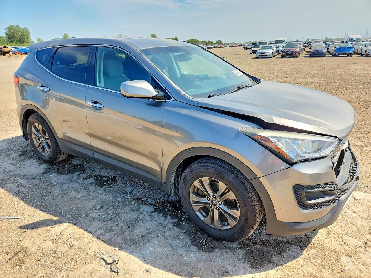 2013 Hyundai Santa Fe Sport 2.4l Gray vin: 5XYZT3LB6DG072205