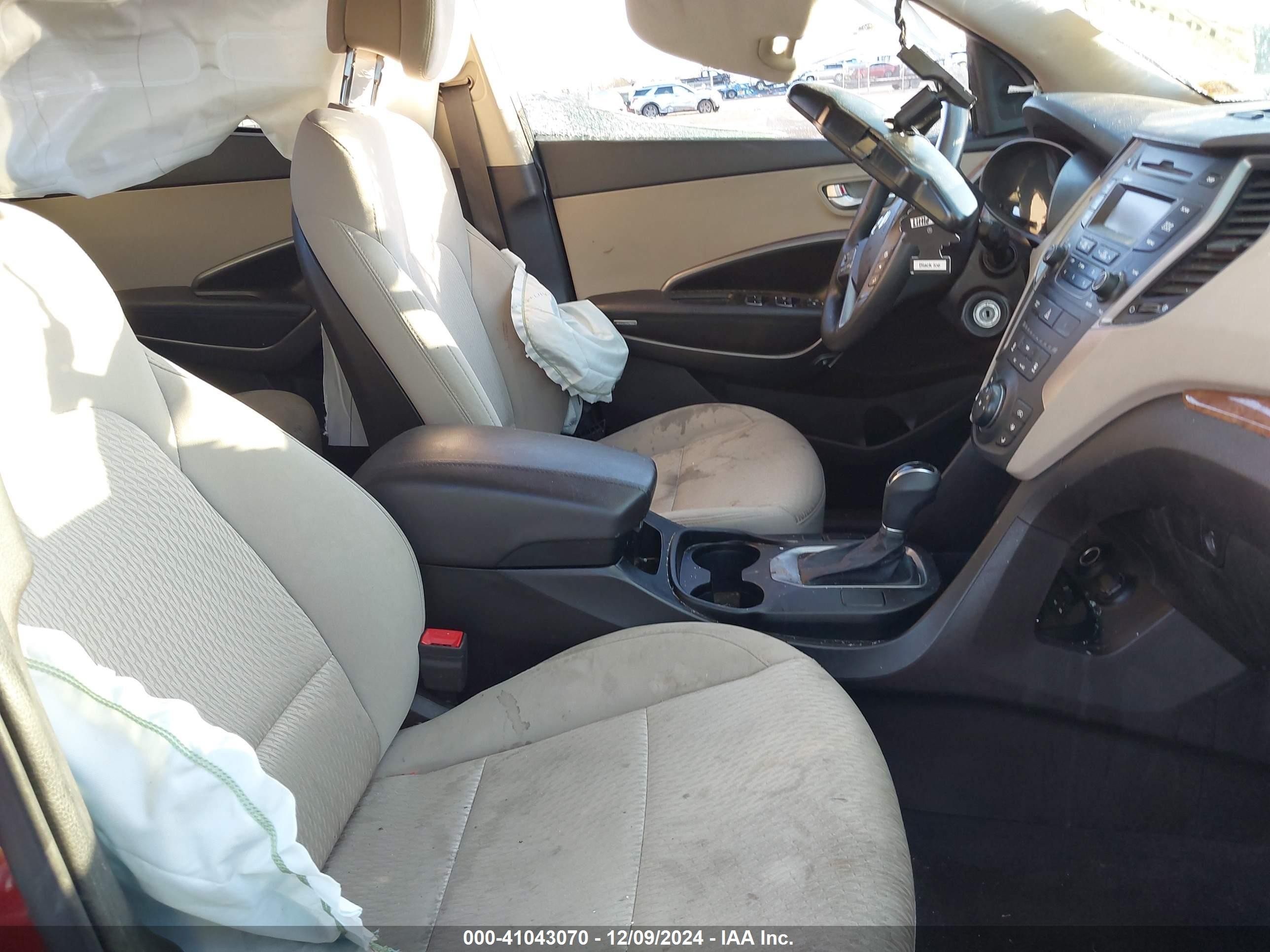 2013 Hyundai Santa Fe Sport Red vin: 5XYZT3LB6DG072401