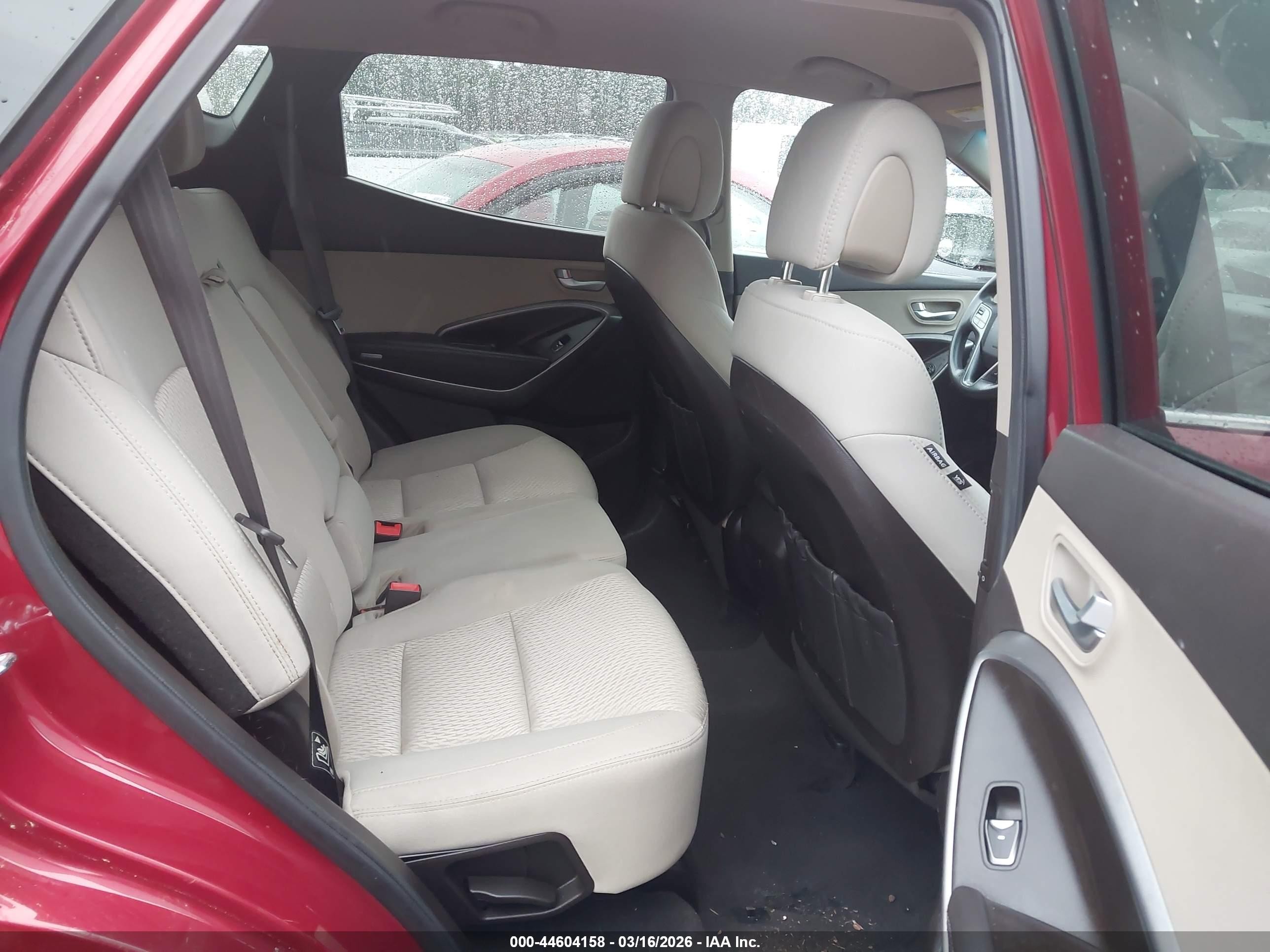 2013 Hyundai Santa Fe Sport Red vin: 5XYZT3LB6DG083110