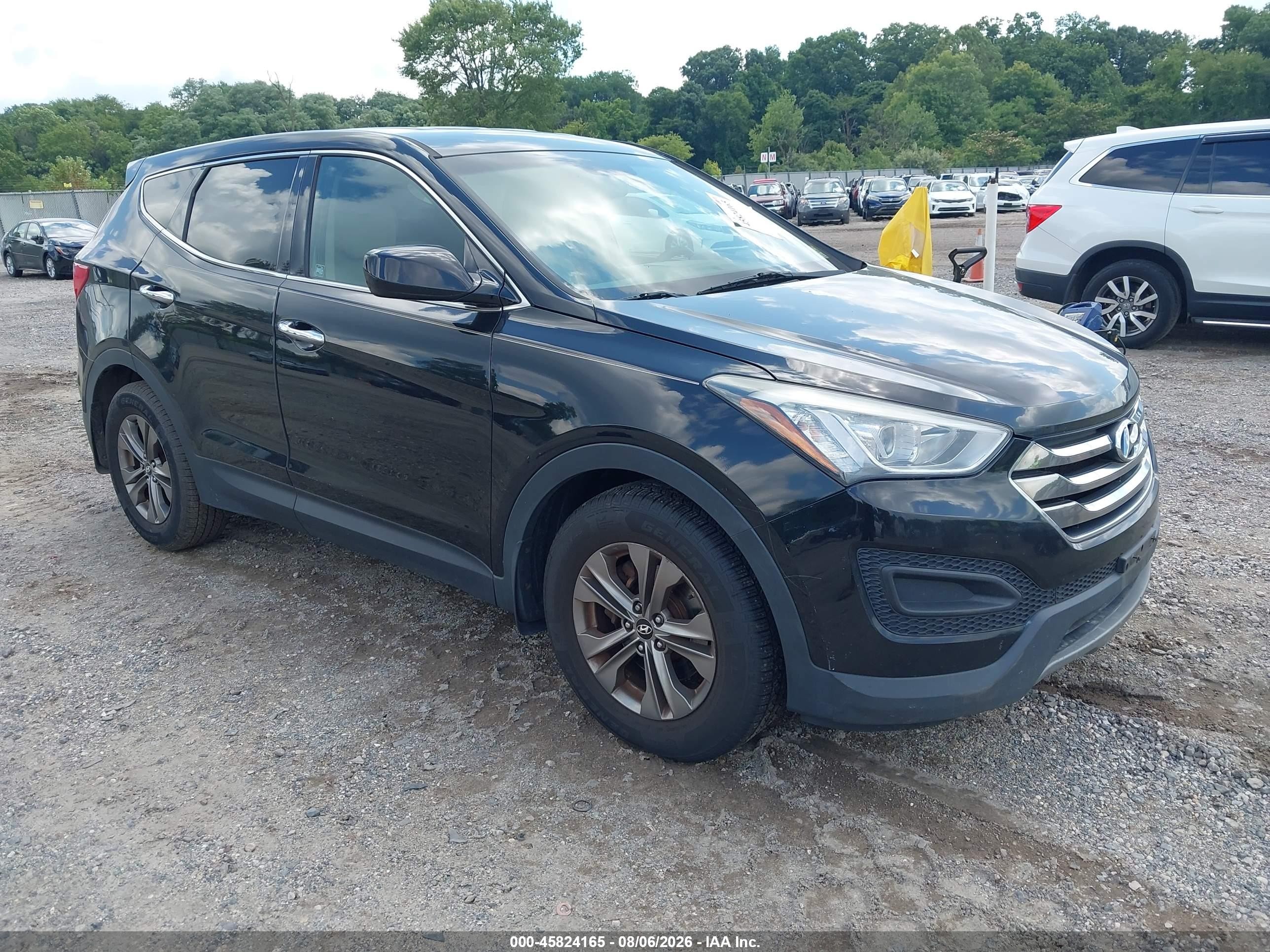 2013 Hyundai Santa Fe Sport Black vin: 5XYZT3LB6DG087237