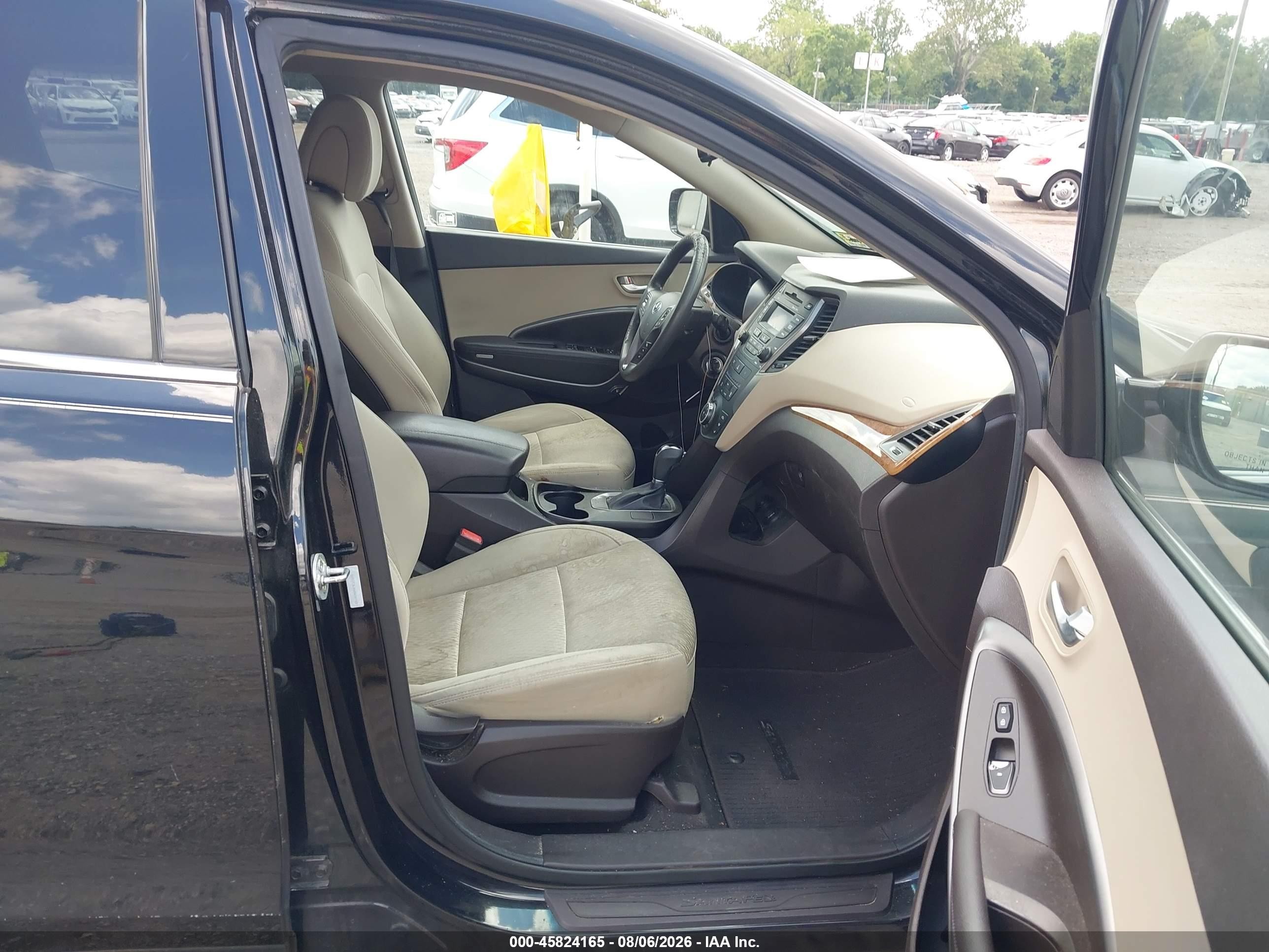 2013 Hyundai Santa Fe Sport Black vin: 5XYZT3LB6DG087237