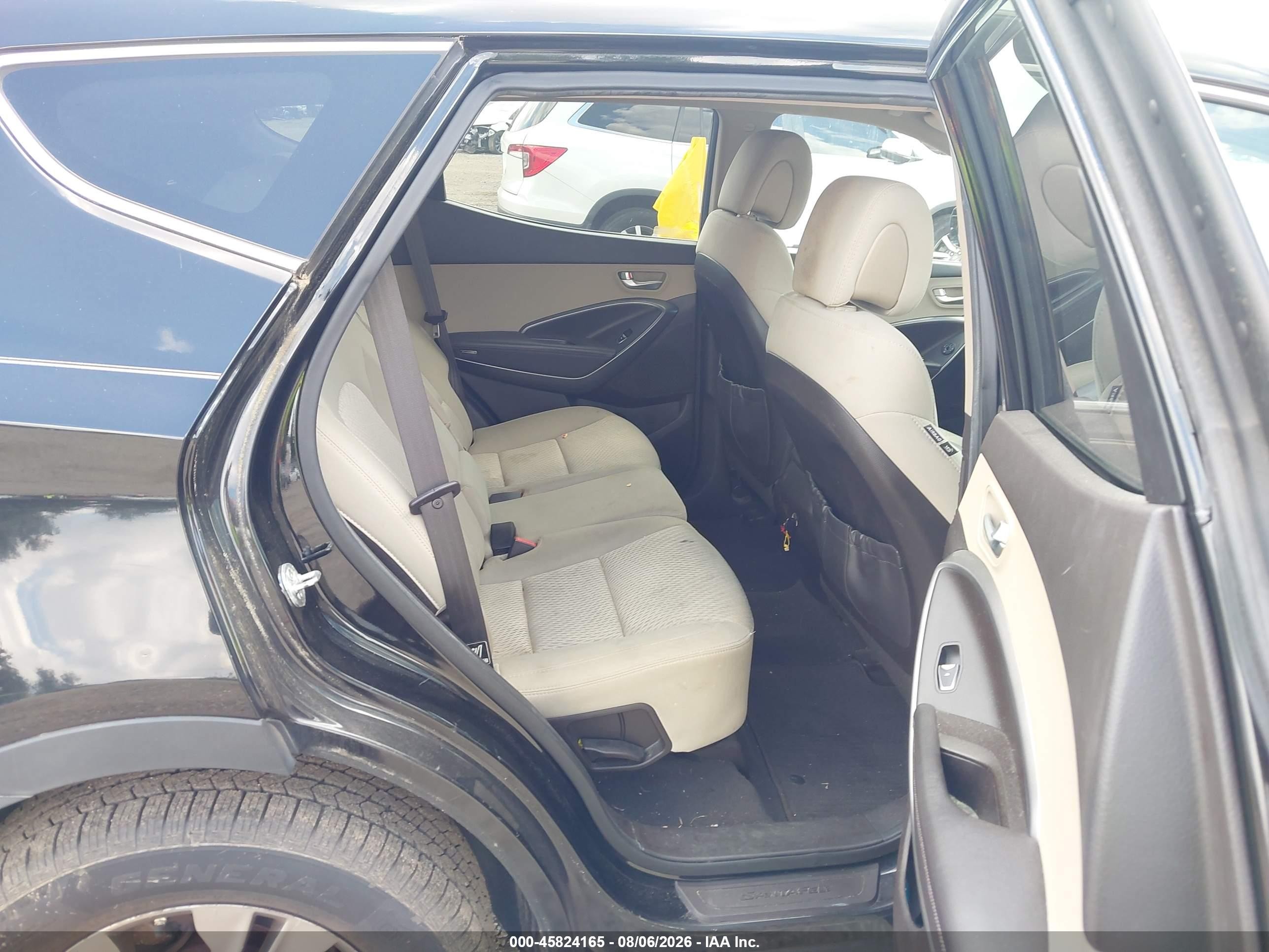 2013 Hyundai Santa Fe Sport Black vin: 5XYZT3LB6DG087237