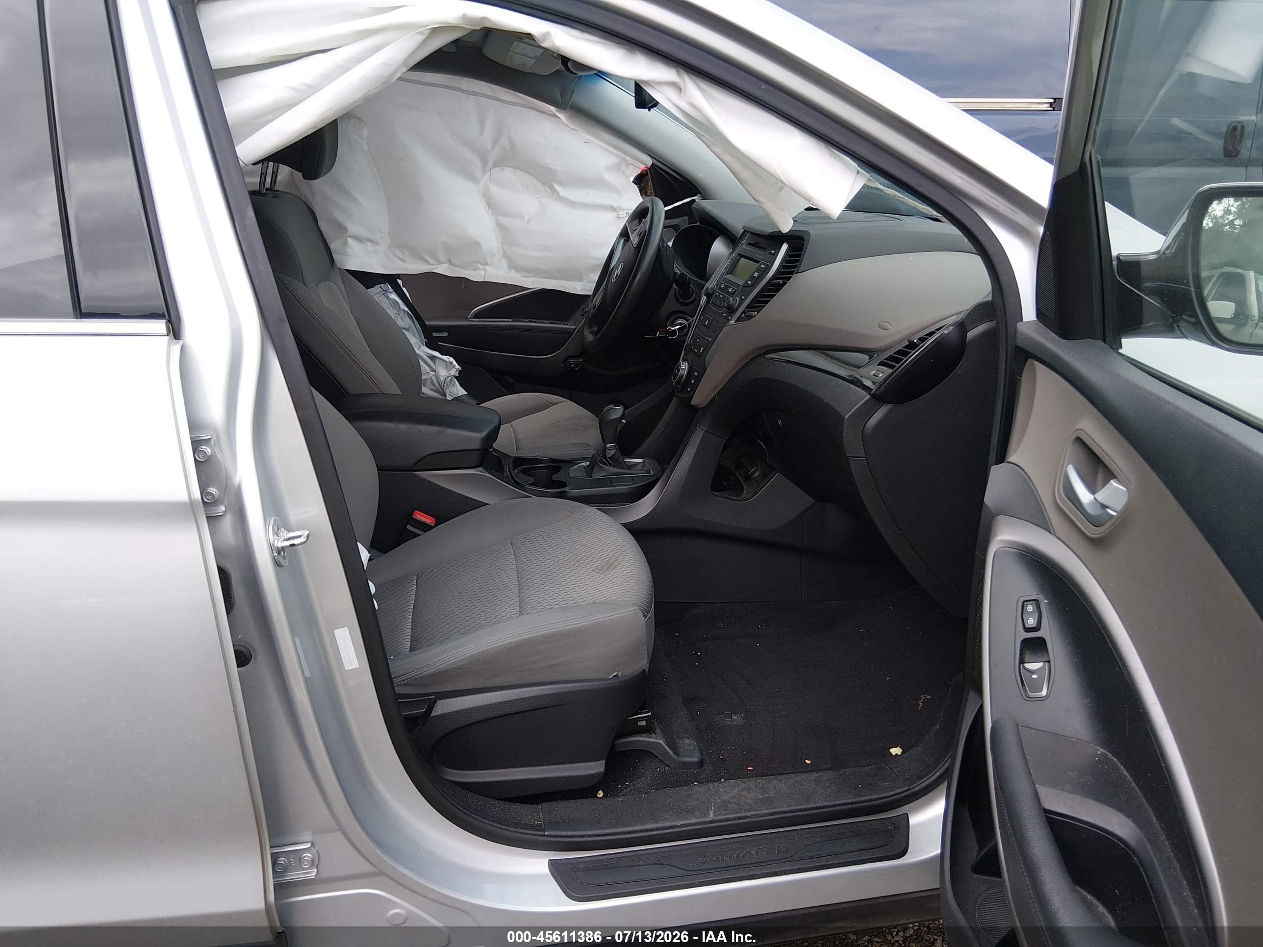 2014 Hyundai Santa Fe Sport 2.4l Silver vin: 5XYZT3LB6EG146580