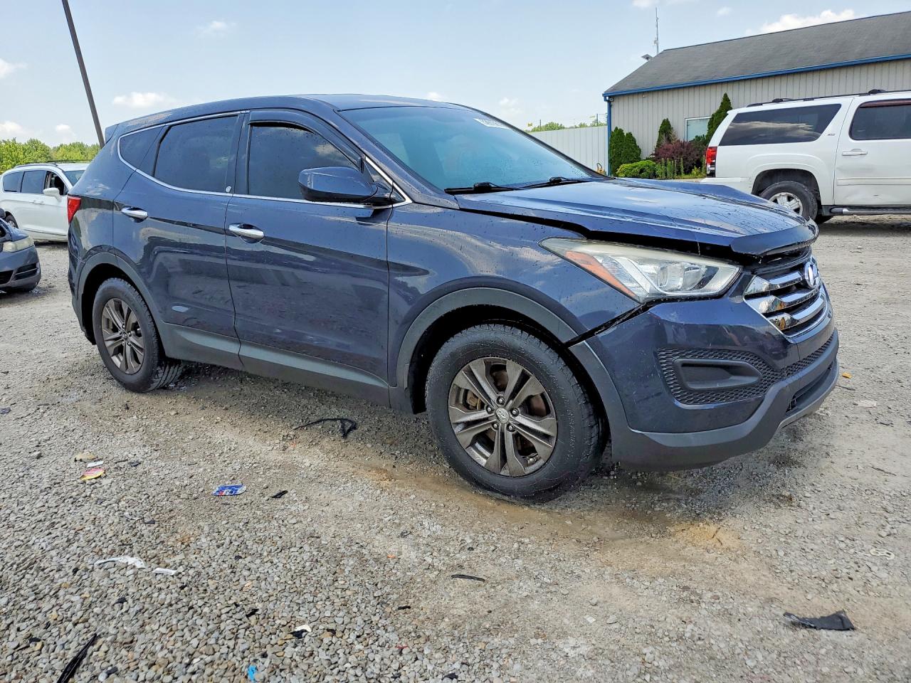 2014 Hyundai Santa Fe Sport 2.4l Blue vin: 5XYZT3LB6EG211637