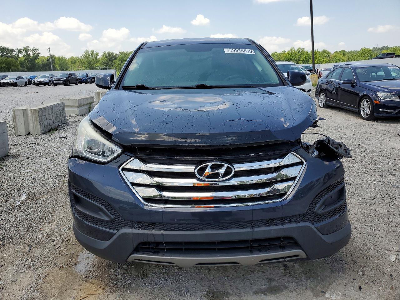 2014 Hyundai Santa Fe Sport 2.4l Blue vin: 5XYZT3LB6EG211637