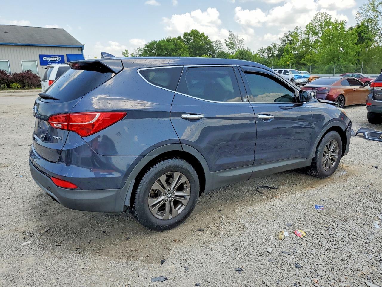 2014 Hyundai Santa Fe Sport 2.4l Blue vin: 5XYZT3LB6EG211637