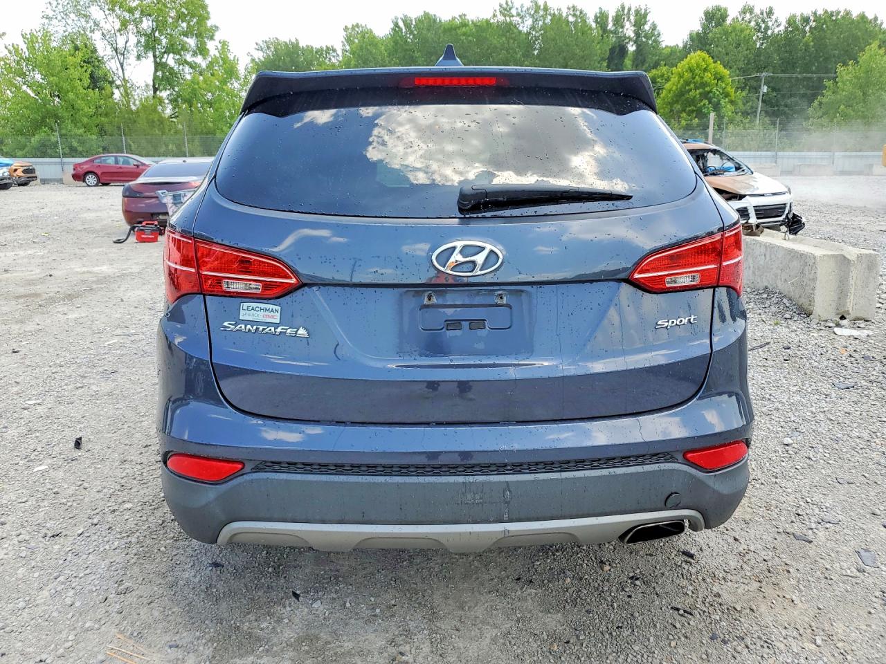 2014 Hyundai Santa Fe Sport 2.4l Blue vin: 5XYZT3LB6EG211637