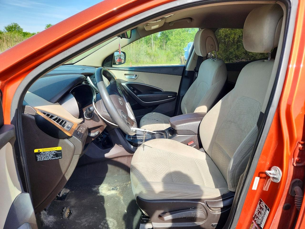 2015 Hyundai Santa Fe Sport 2.4l Orange vin: 5XYZT3LB6FG271841
